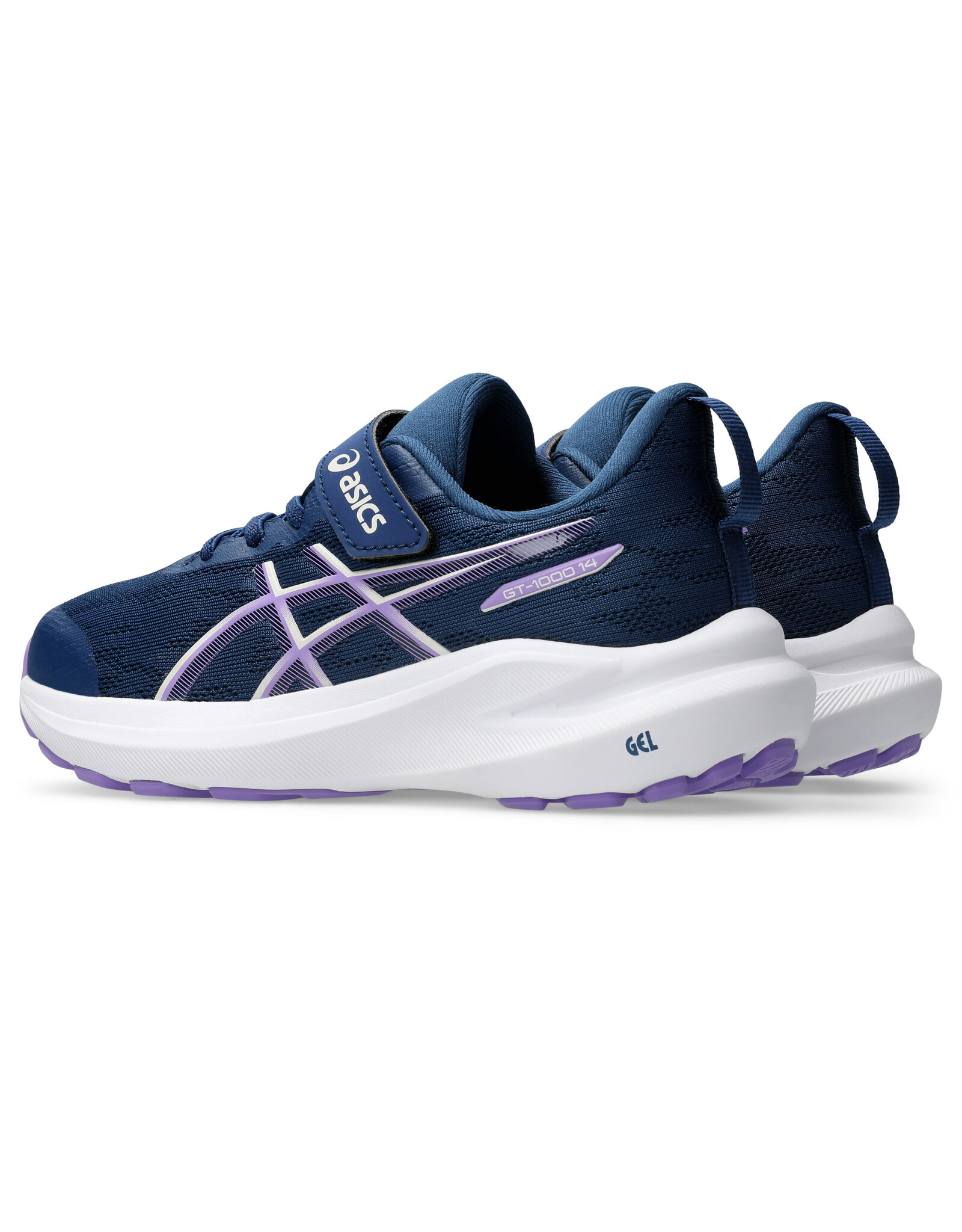 Asics GT-1000 14 PS-Kinderen-INDEPENDENCE BLUE/FADED PLUM