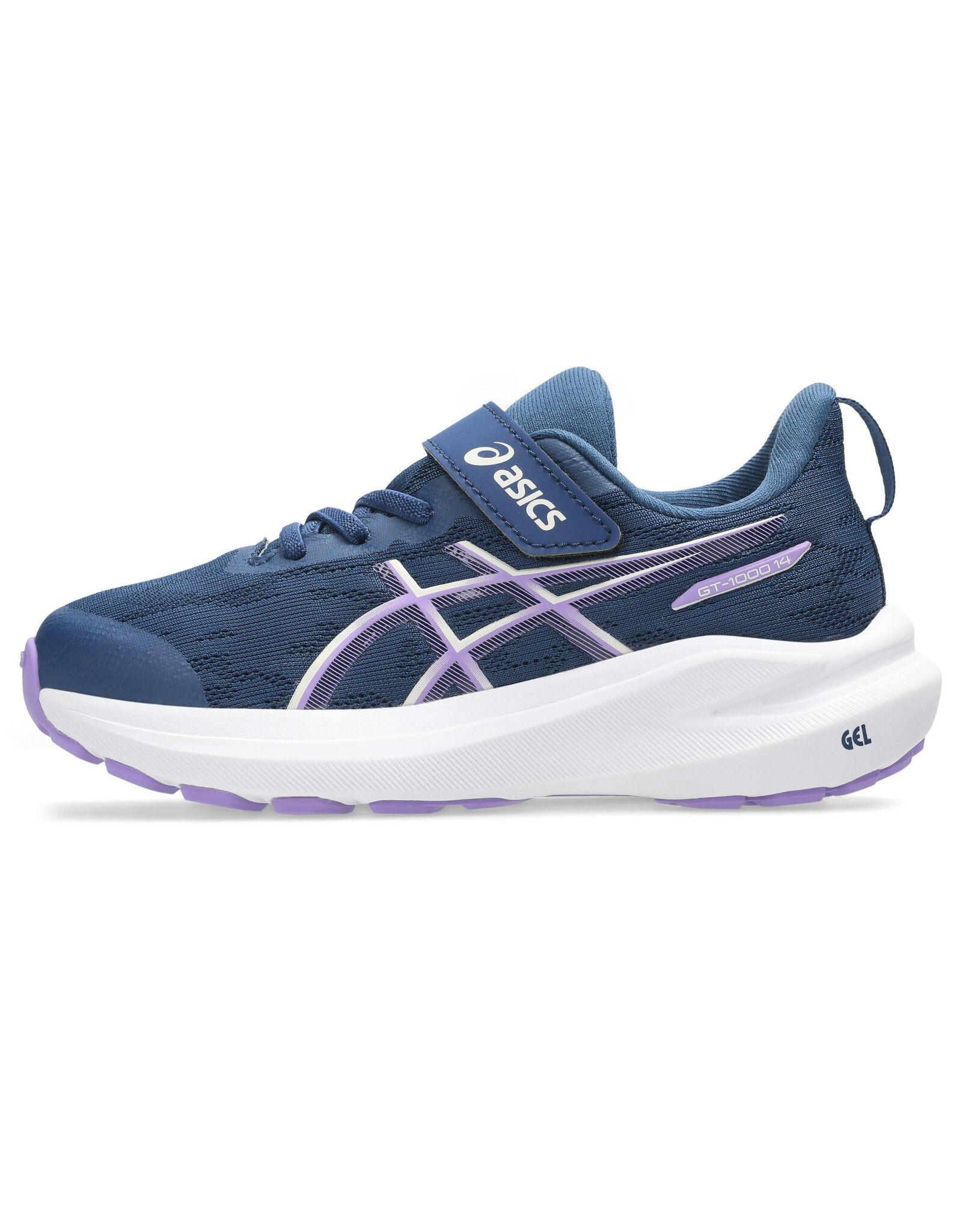 Asics GT-1000 14 PS-Kinderen-INDEPENDENCE BLUE/FADED PLUM