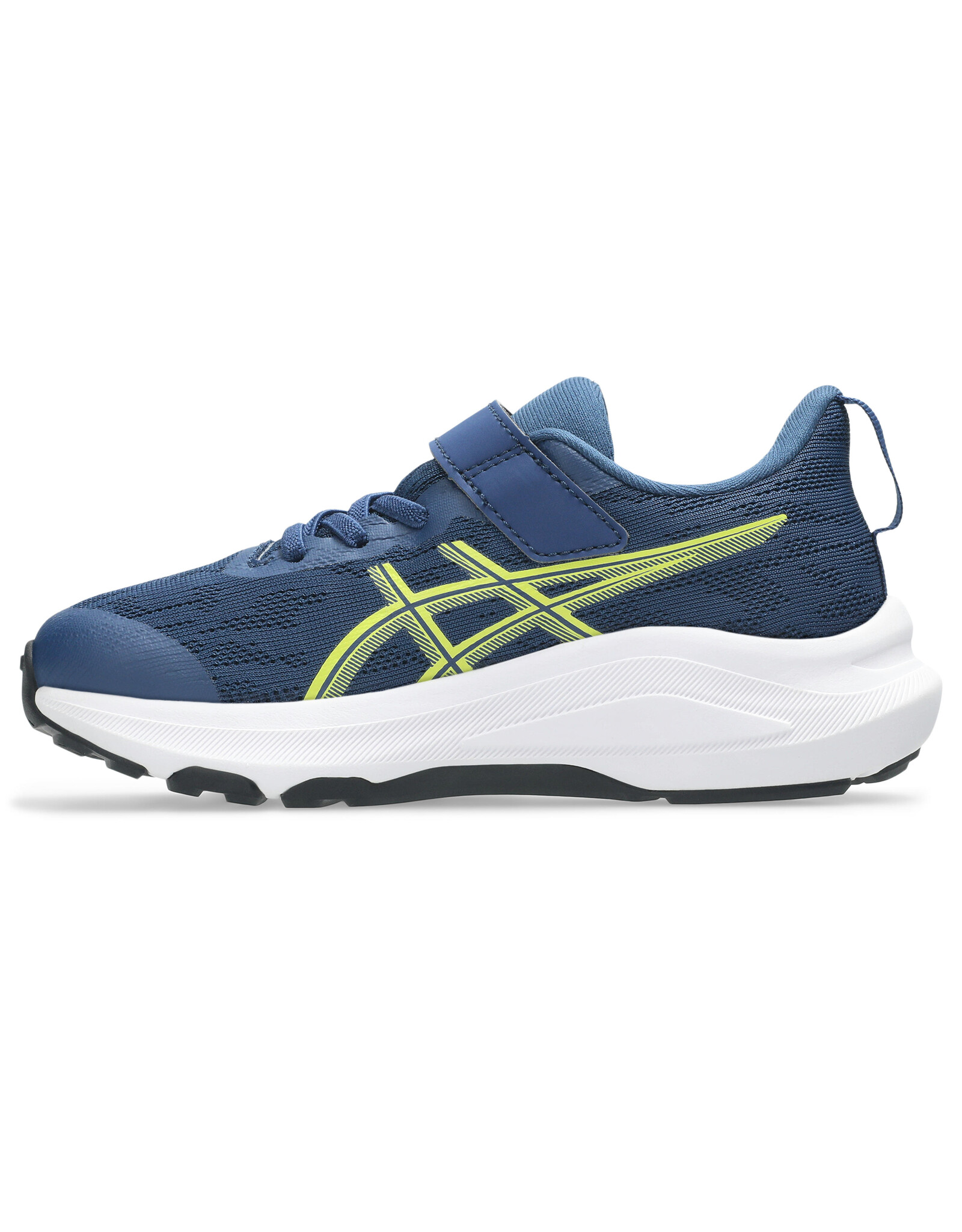 Asics GT-1000 14 PS-Kinderen-INDEPENDENCE BLUE/NEON LIME