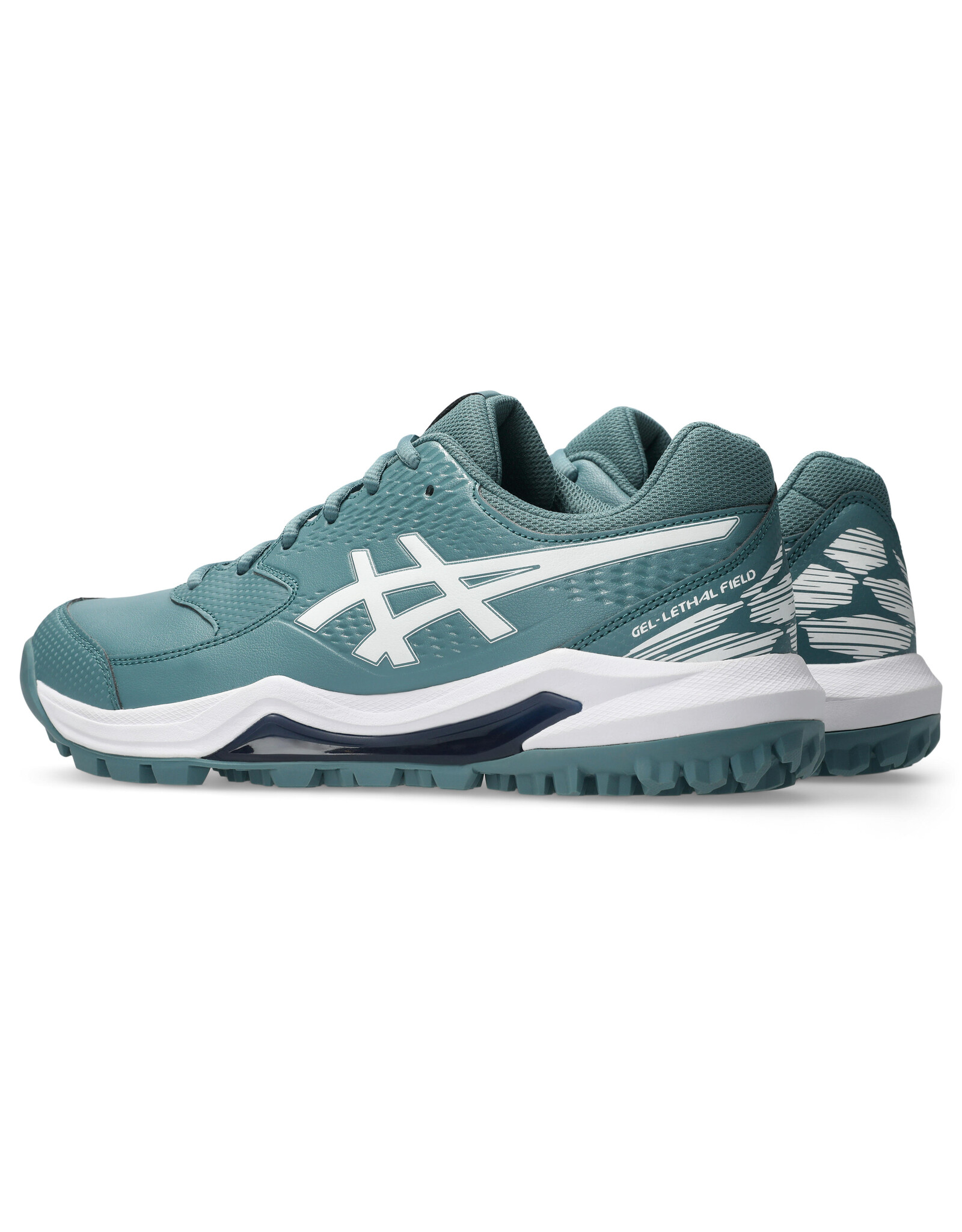 Asics GEL-LETHAL FIELD 2-Unisex-FOGGY TEAL/WHITE