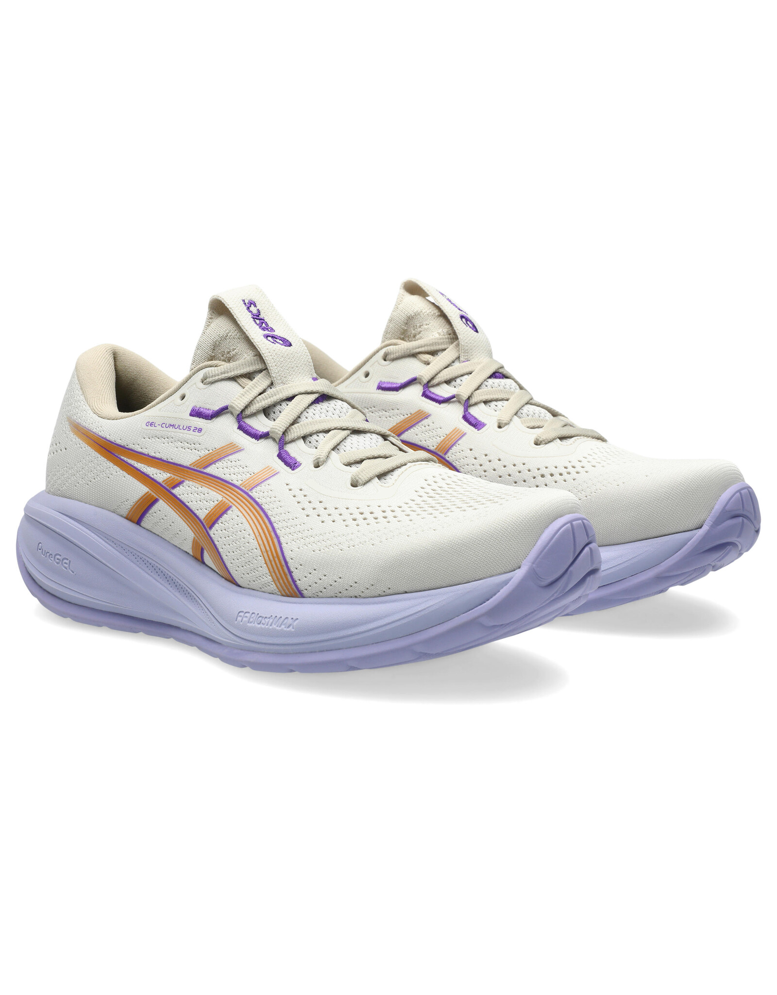 Asics GEL-CUMULUS 28-Dames-OATMEAL/FRESH AIR