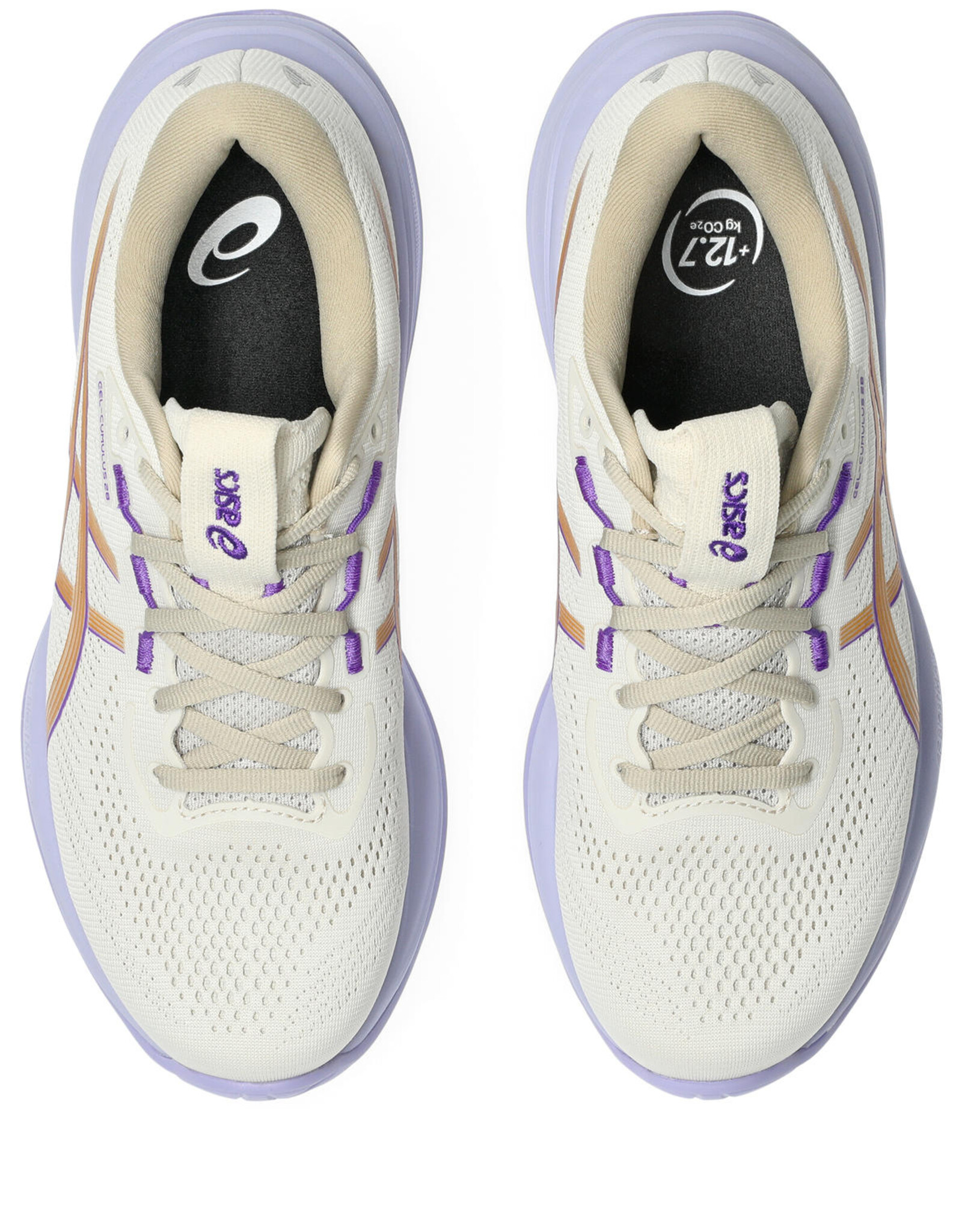 Asics GEL-CUMULUS 28-Dames-OATMEAL/FRESH AIR