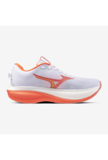 Mizuno WAVE RIDER 30-Dames-White/Lava Orange/Lime Pulp
