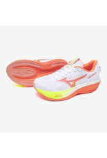 Mizuno WAVE RIDER 30-Dames-White/Lava Orange/Lime Pulp