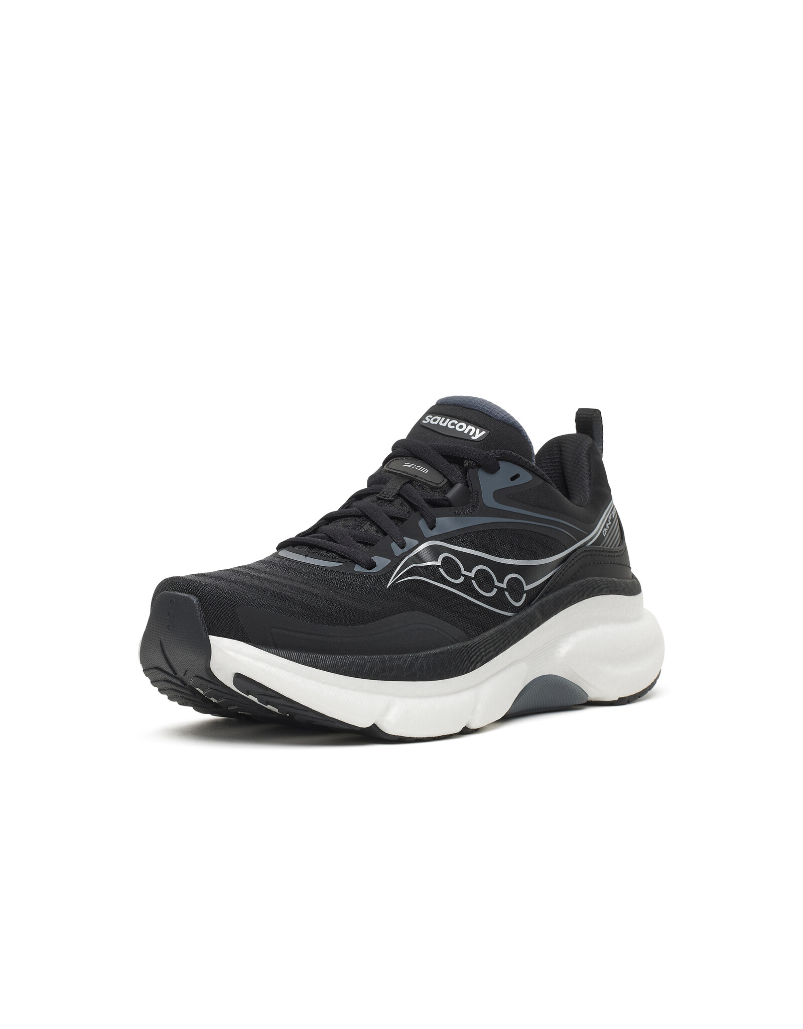 Saucony OMNI ST 23-Dames-BLACK/SILVER