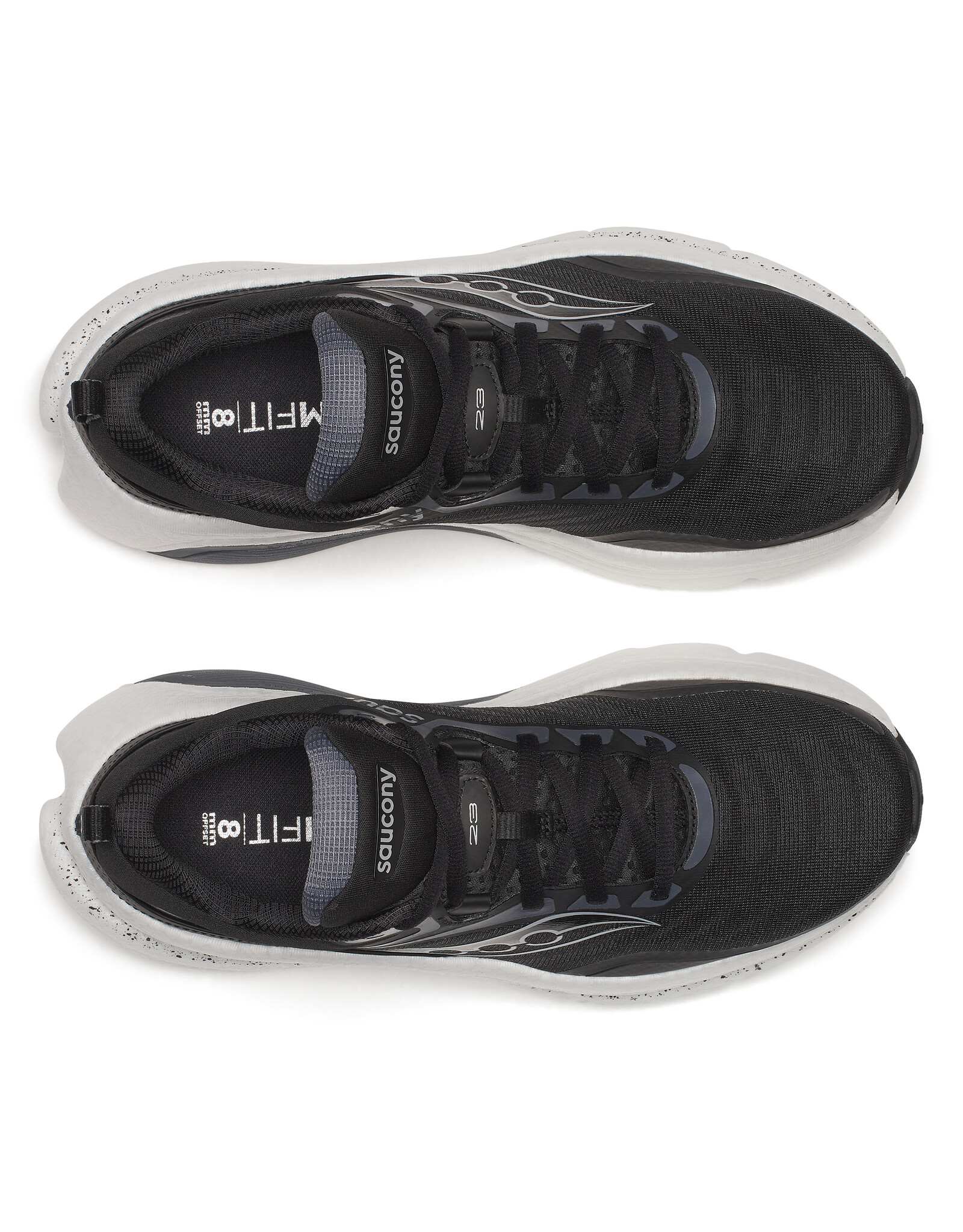 Saucony OMNI ST 23-Dames-BLACK/SILVER