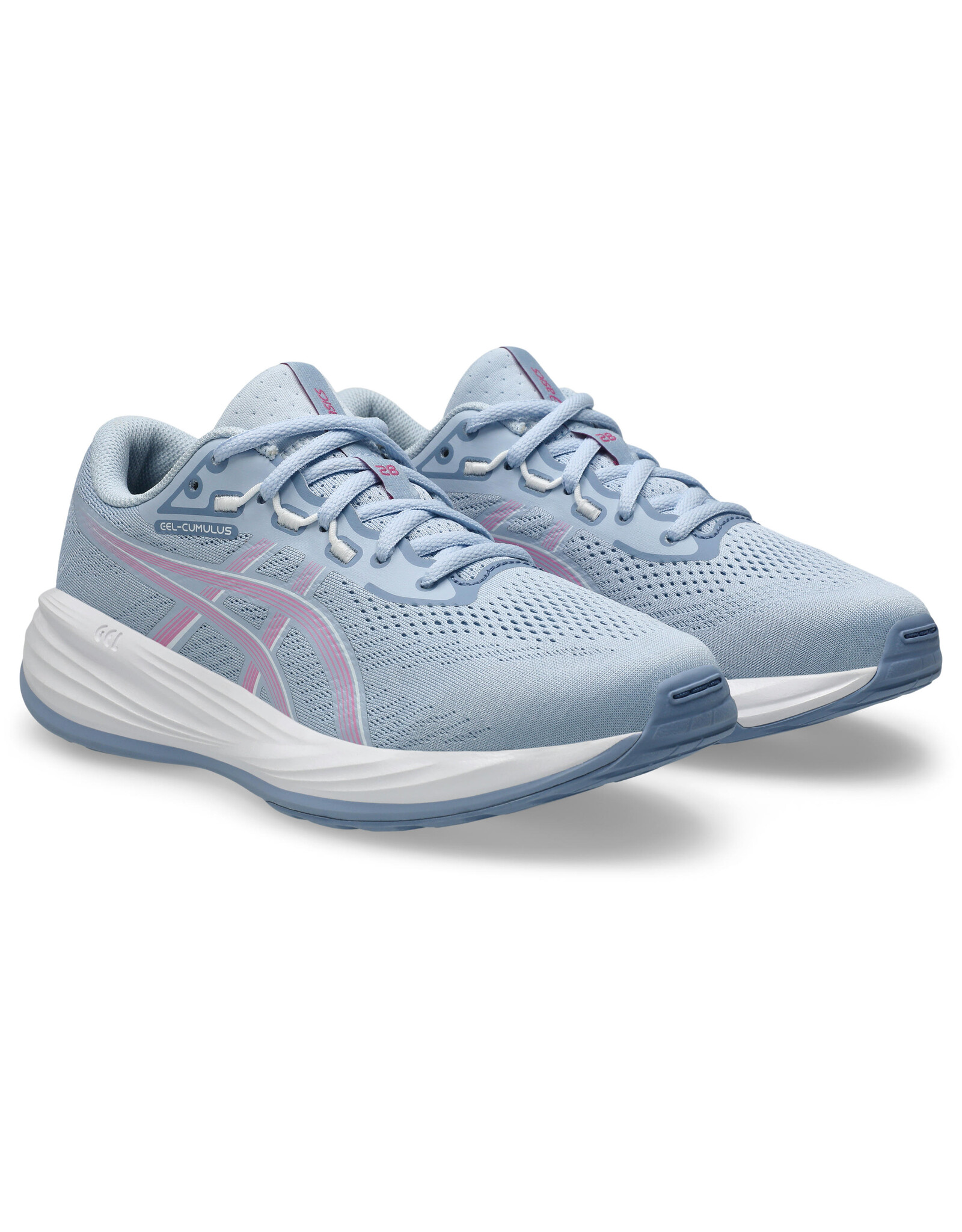 Asics GEL-CUMULUS 28 GS-Kinderen-SOLID AIR/BUBBLEGUM