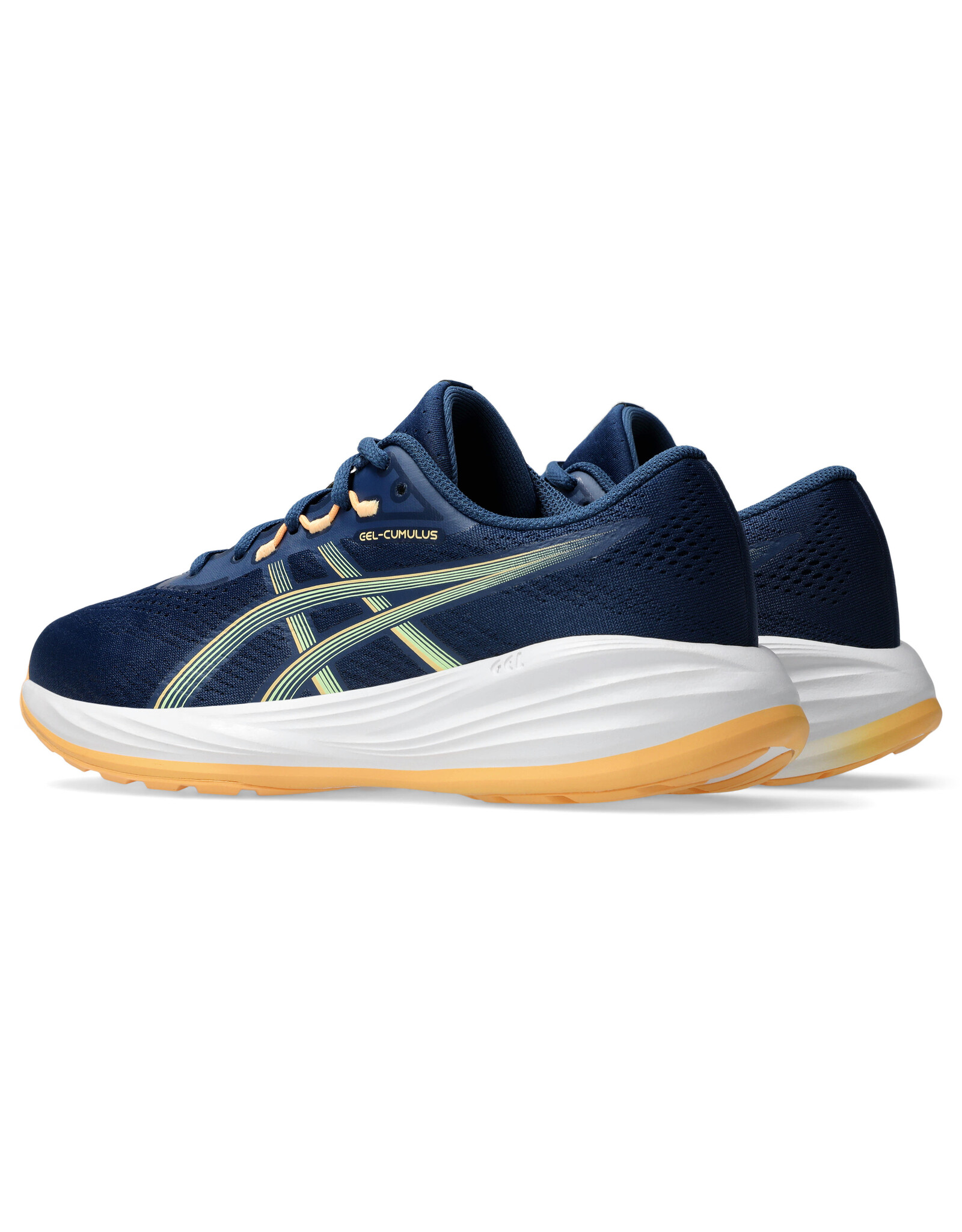 Asics GEL-CUMULUS 28 GS-Kinderen-INDEPENDENCE BLUE/ORANGE GLOW