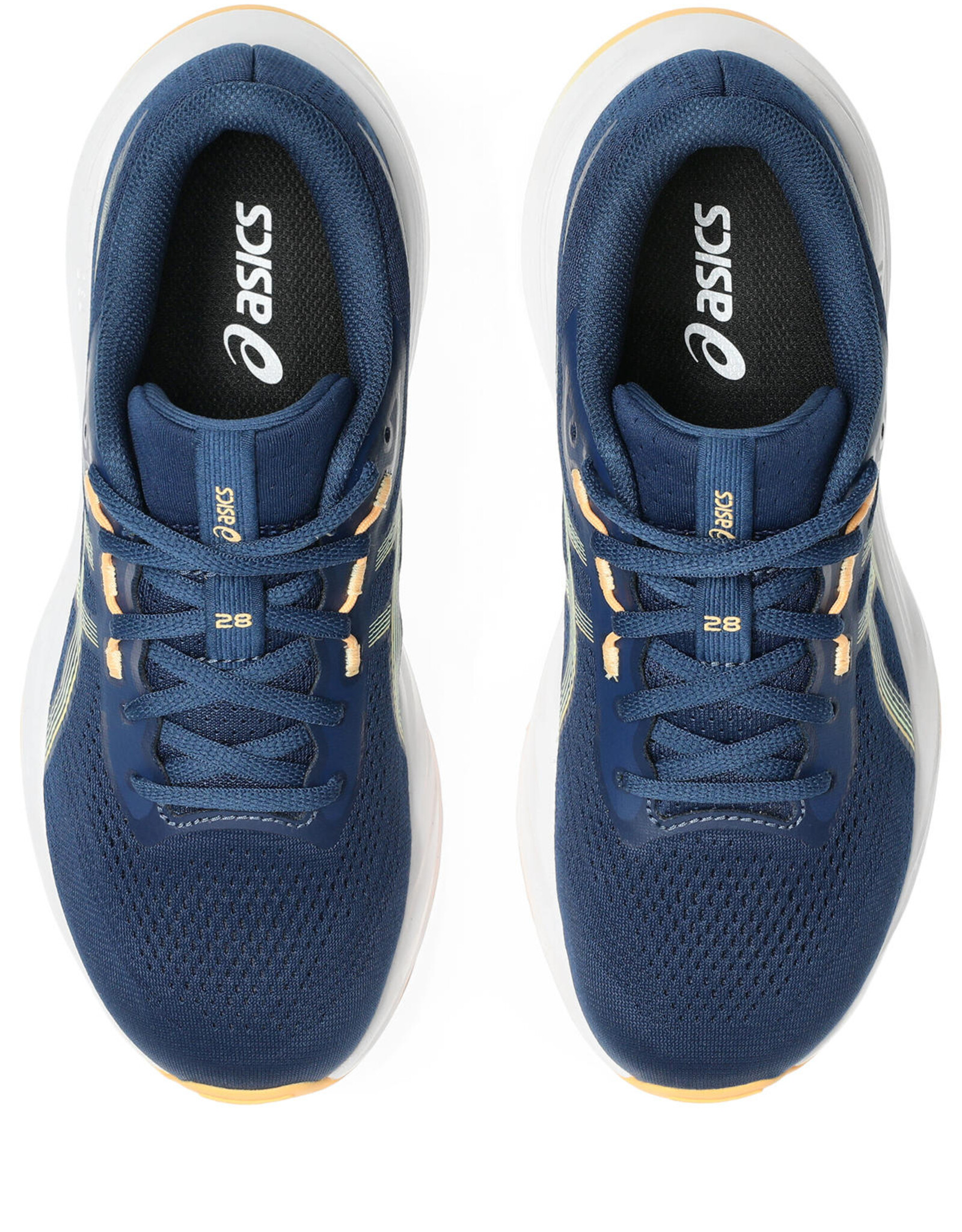 Asics GEL-CUMULUS 28 GS-Kinderen-INDEPENDENCE BLUE/ORANGE GLOW