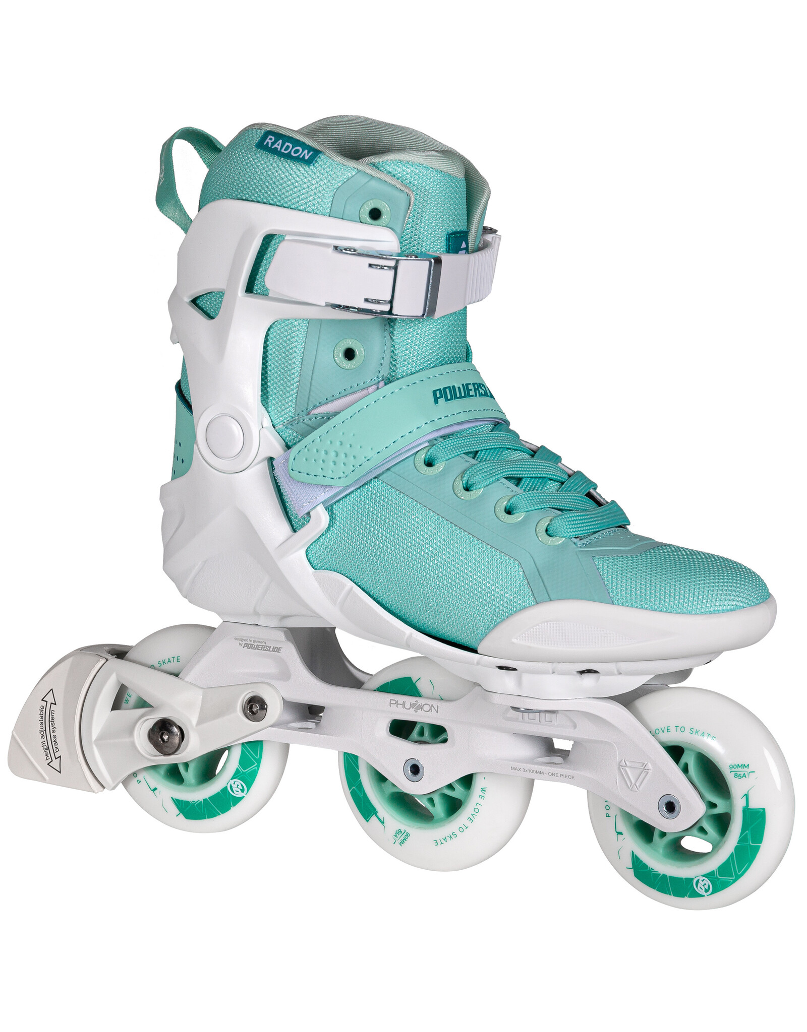 Powerslide Radon 3x90 Lady-White, Teal