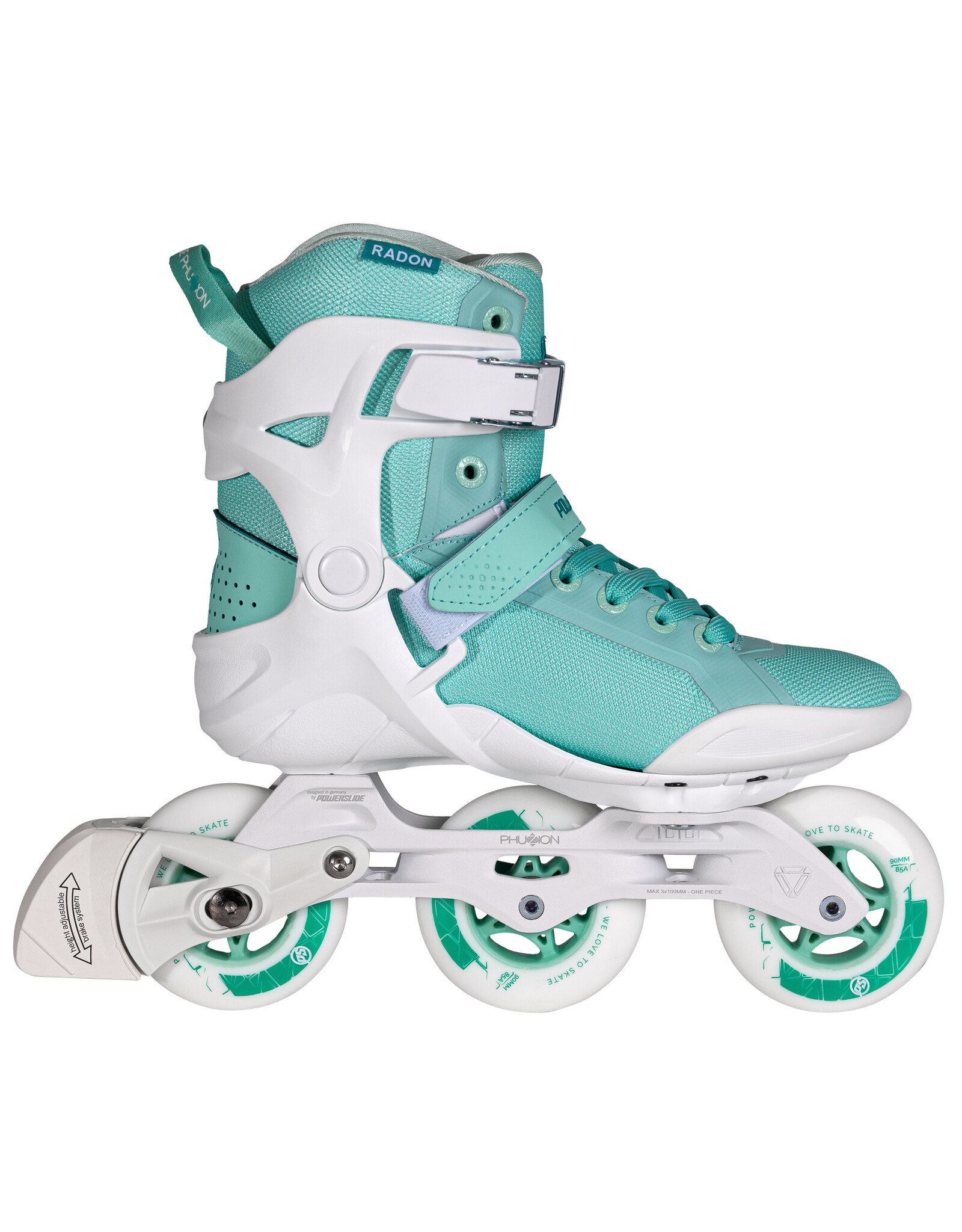 Powerslide Radon 3x90 Lady-White, Teal