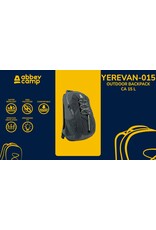Abbey Camp® Outdoor Rugtas • YEREVAN-015 • Antraciet/Grijs (ANG)