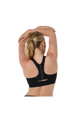 Asics ROAD COMBINATION ZIP BRA-PERFORMANCE BLACK