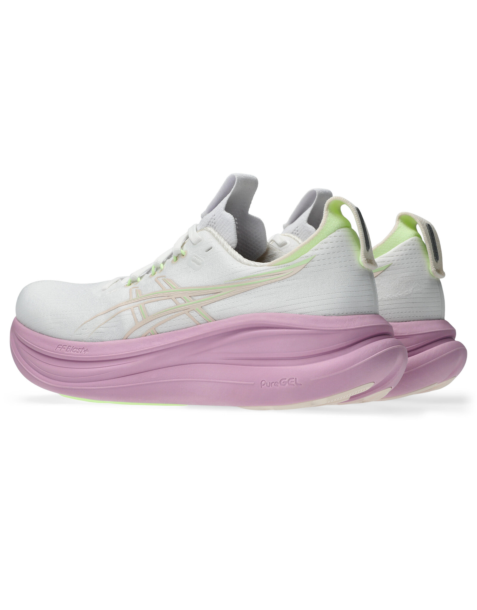 Asics GEL-NIMBUS 28-Dames-WHITE/HAZY LILAC