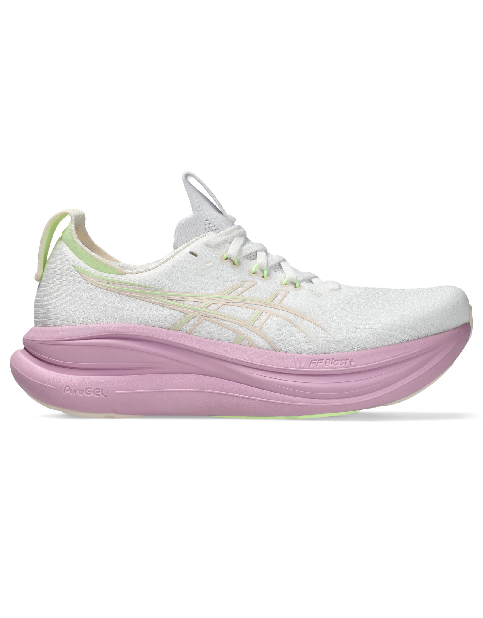 Asics GEL-NIMBUS 28-Dames-WHITE/HAZY LILAC