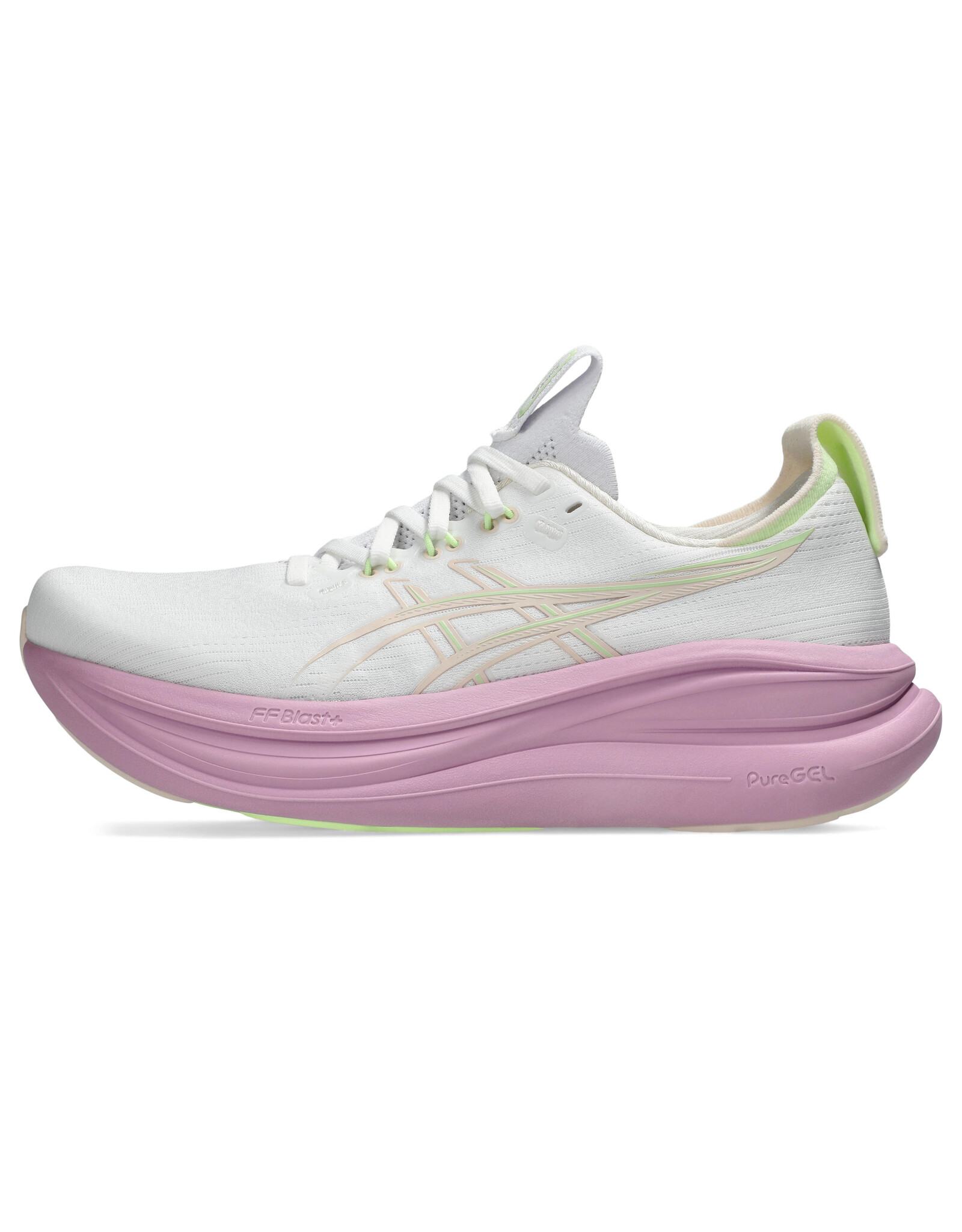 Asics GEL-NIMBUS 28-Dames-WHITE/HAZY LILAC