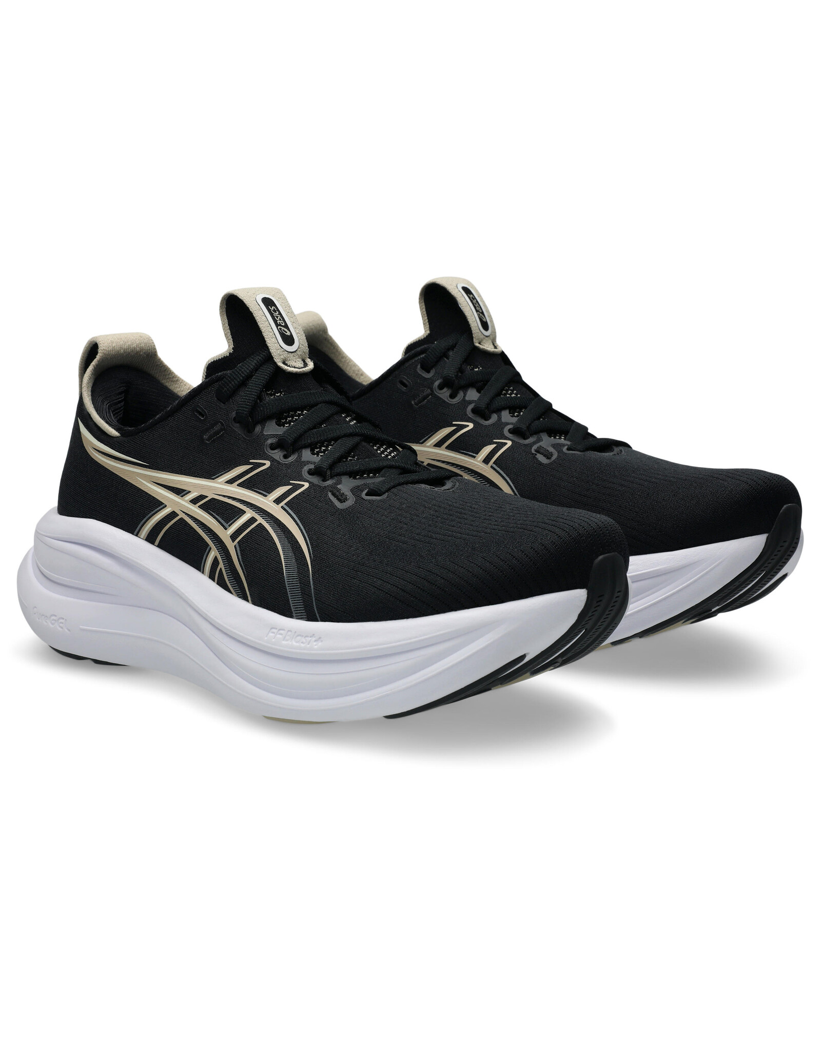 Asics GEL-NIMBUS 28-Dames-BLACK/FEATHER GREY