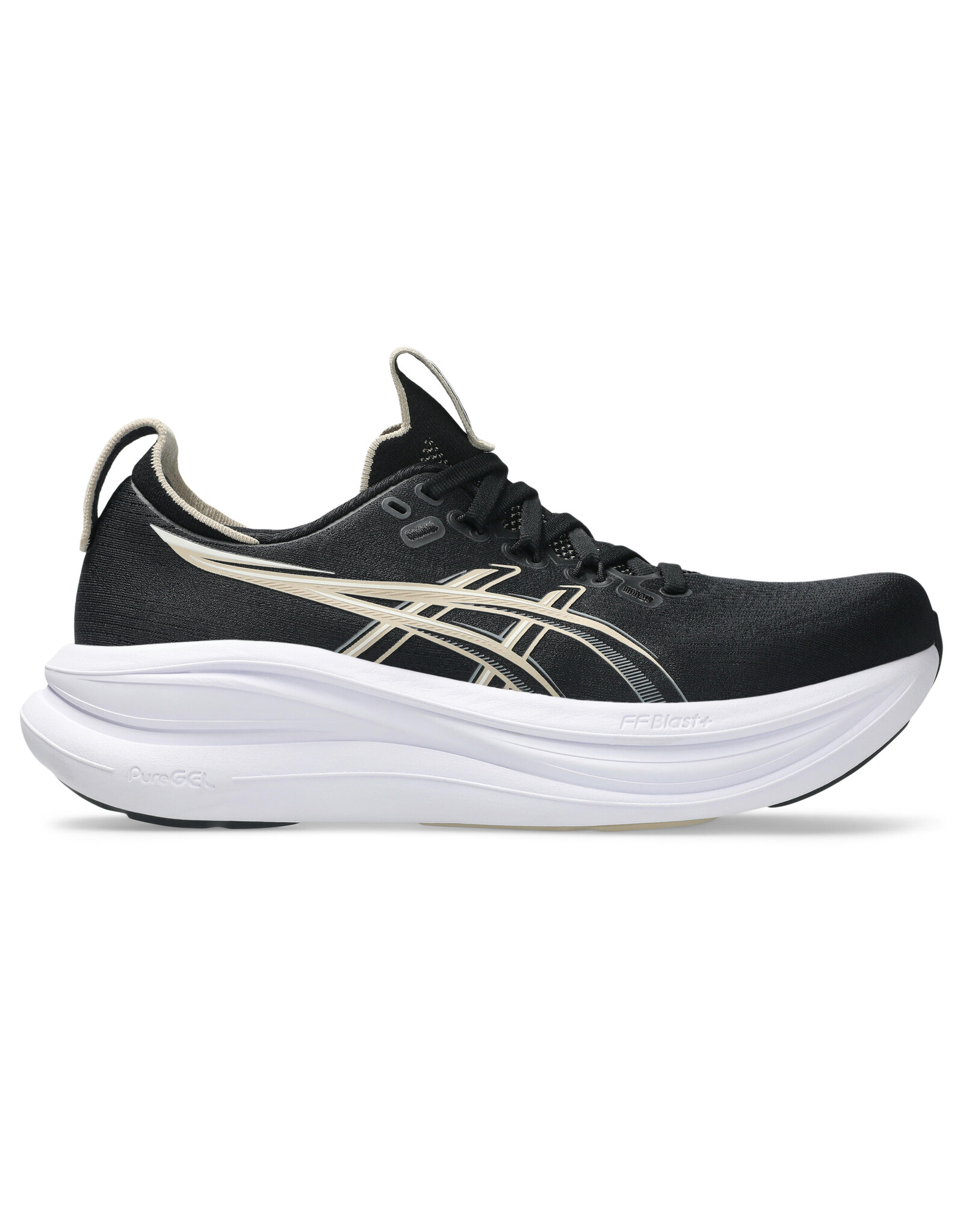 Asics GEL-NIMBUS 28-Dames-BLACK/FEATHER GREY