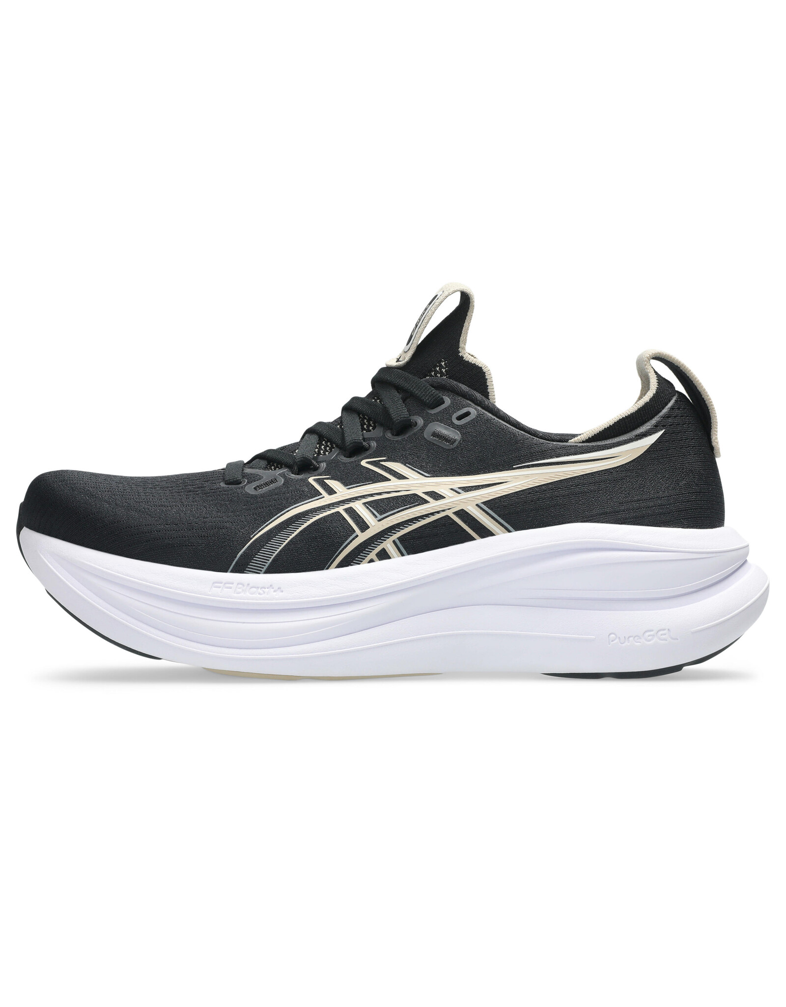Asics GEL-NIMBUS 28-Dames-BLACK/FEATHER GREY