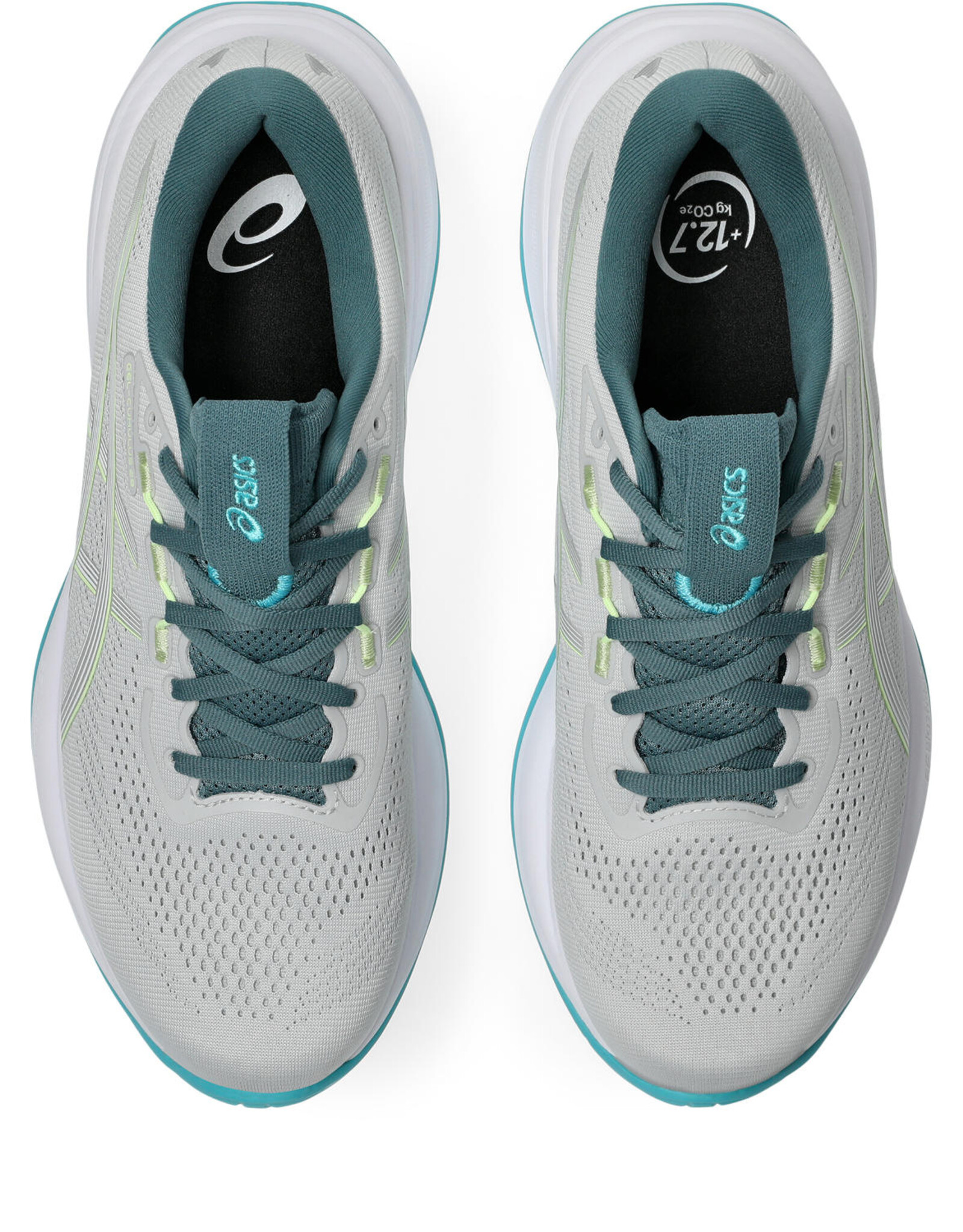 Asics GEL-CUMULUS 28-Heren-CLOUD GREY/ENERGY AQUA