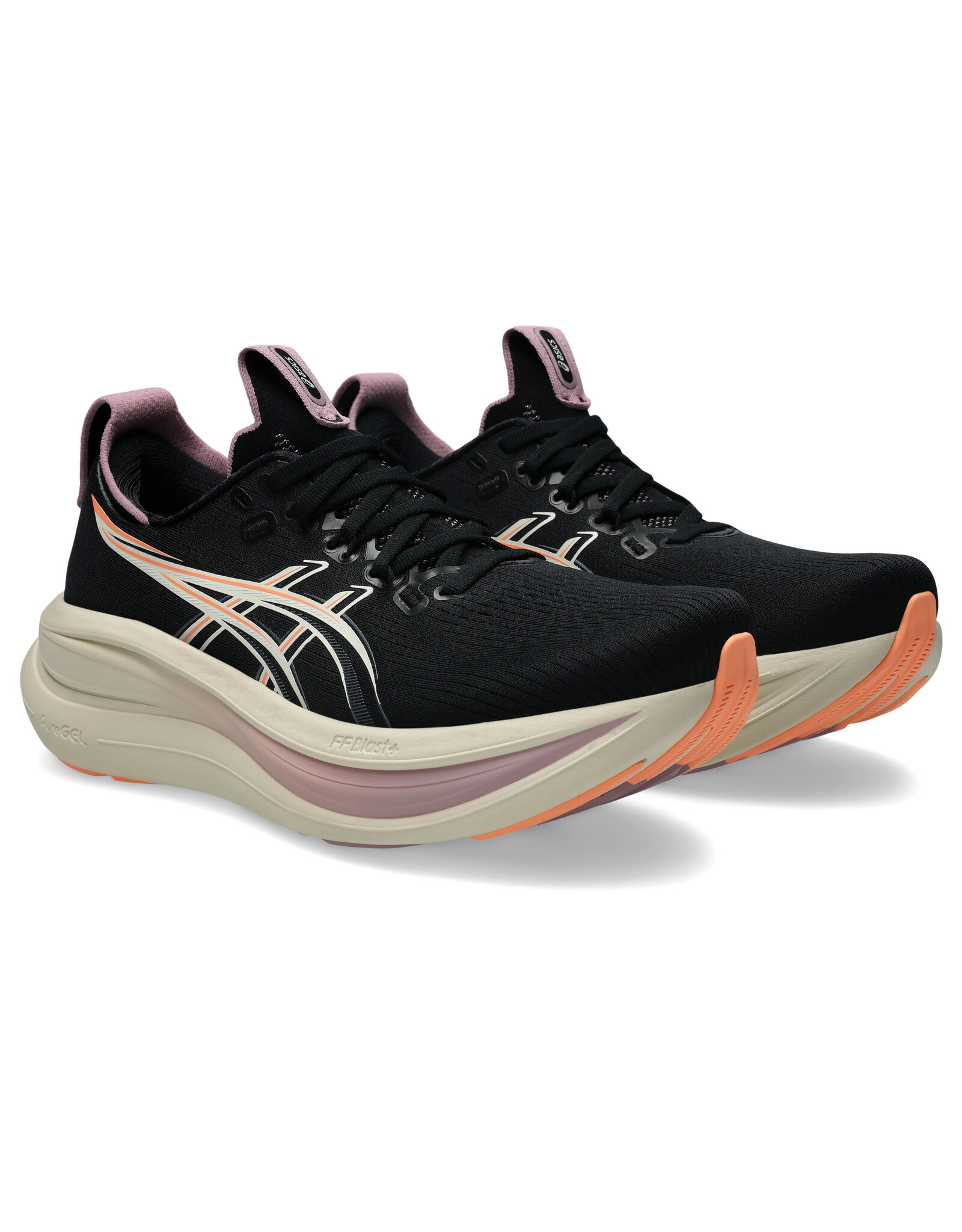 Asics GEL-NIMBUS 28-Dames-BLACK/TARO PURPLE