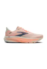 Brooks Ghost 18-Dames (2a)-Star White/Cyber Peach/Grey