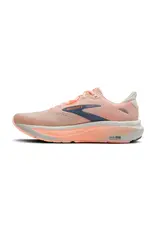 Brooks Ghost 18-Dames (2a)-Star White/Cyber Peach/Grey