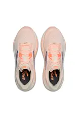 Brooks Ghost 18-Dames (2a)-Star White/Cyber Peach/Grey