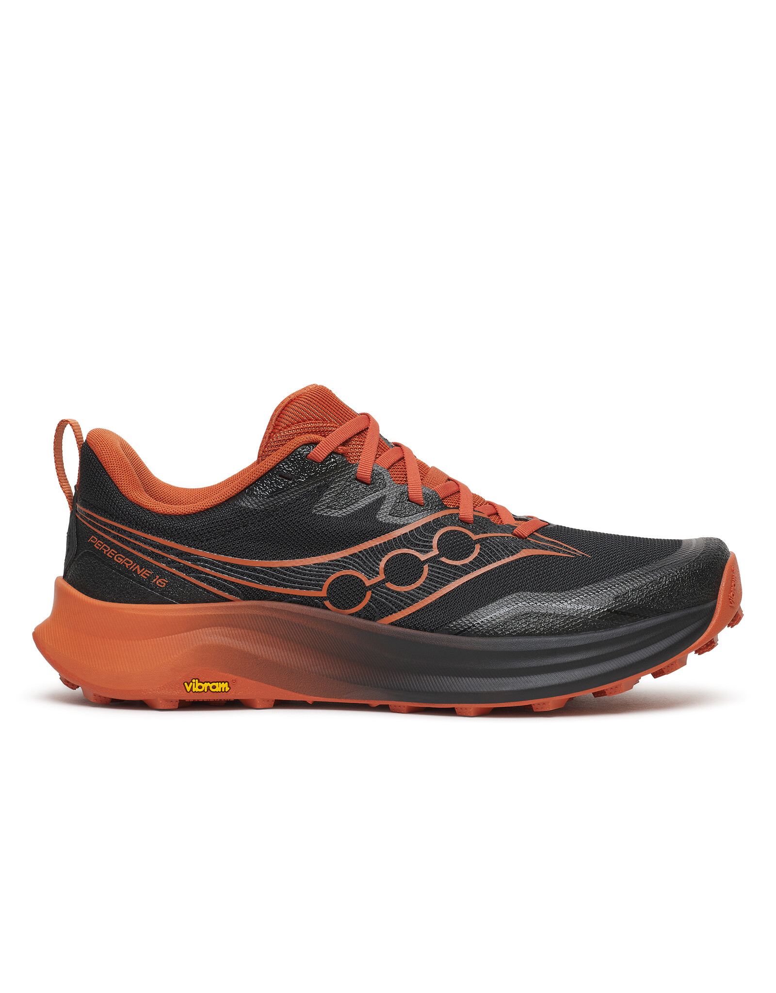Saucony PEREGRINE 16-Heren-BLACK/RUST