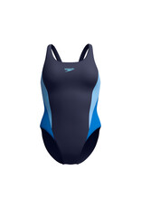 Speedo COLOURBLOCK SPLICE MUSCLEBACK 1P NAV/BLU