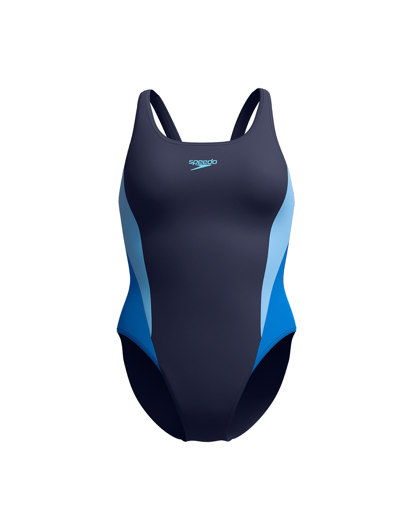 Speedo COLOURBLOCK SPLICE MUSCLEBACK 1P NAV/BLU
