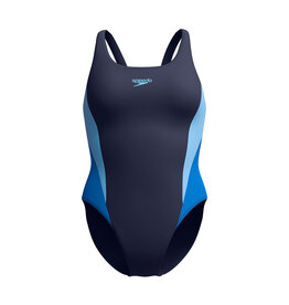 Speedo COLOURBLOCK SPLICE MUSCLEBACK 1P NAV/BLU