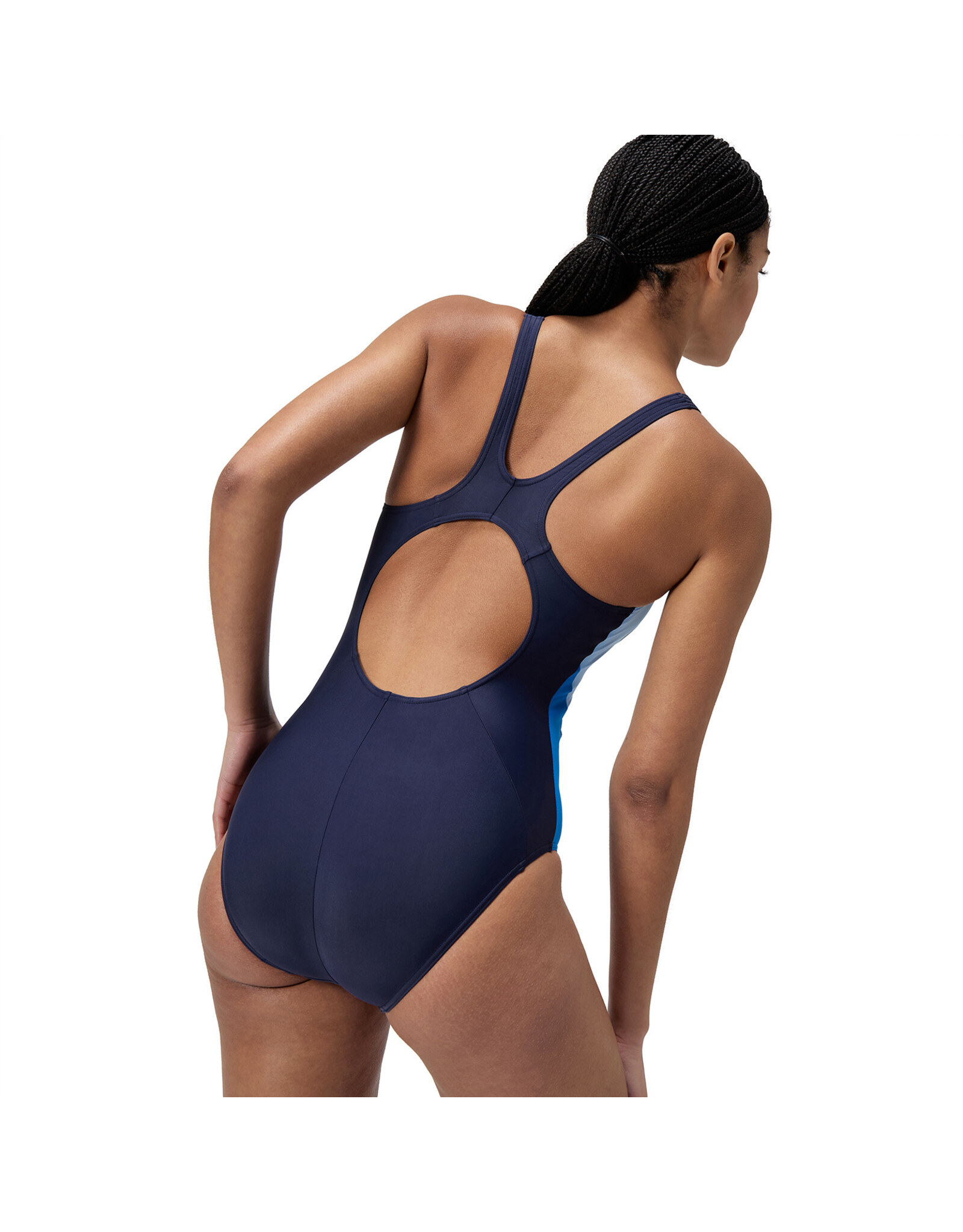Speedo COLOURBLOCK SPLICE MUSCLEBACK 1P NAV/BLU
