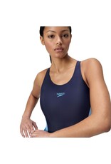 Speedo COLOURBLOCK SPLICE MUSCLEBACK 1P NAV/BLU