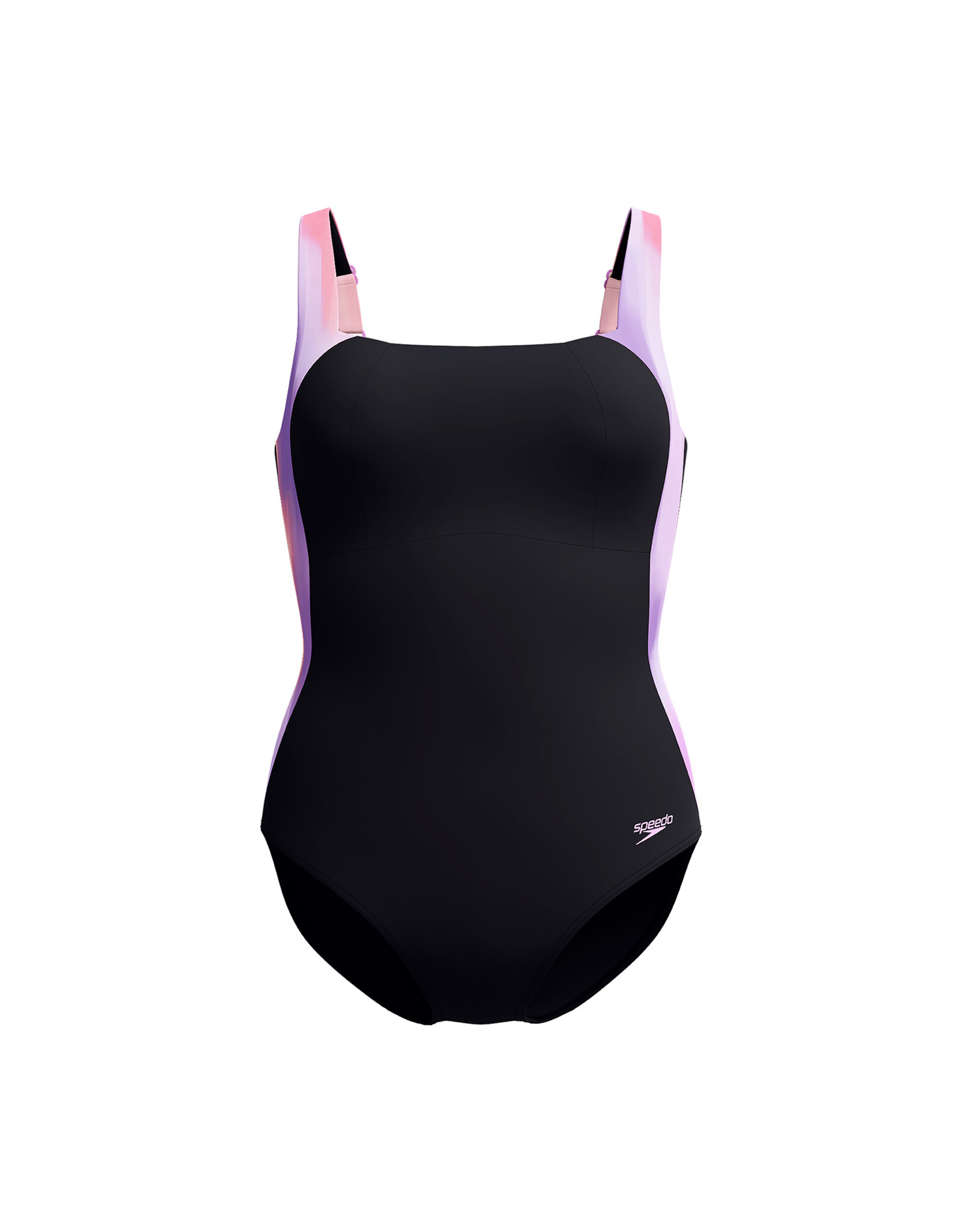 Speedo LUNA LUSTRE PRINTED 1P BLA/PUR