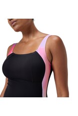 Speedo LUNA LUSTRE PRINTED 1P BLA/PUR
