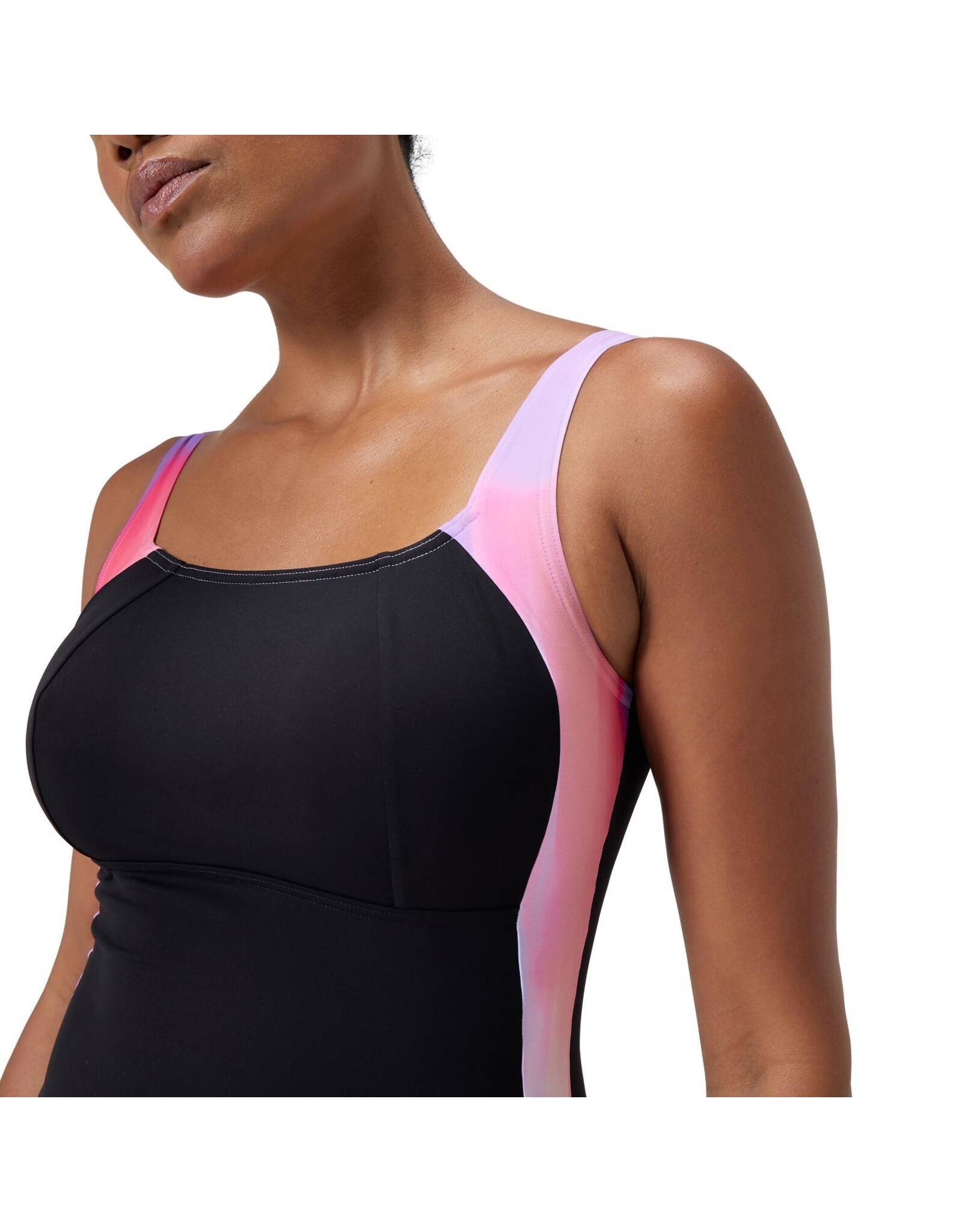 Speedo LUNA LUSTRE PRINTED 1P BLA/PUR