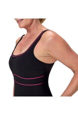 Speedo SOLID CONTOUR ECLIPSE 1P BLA/PIN