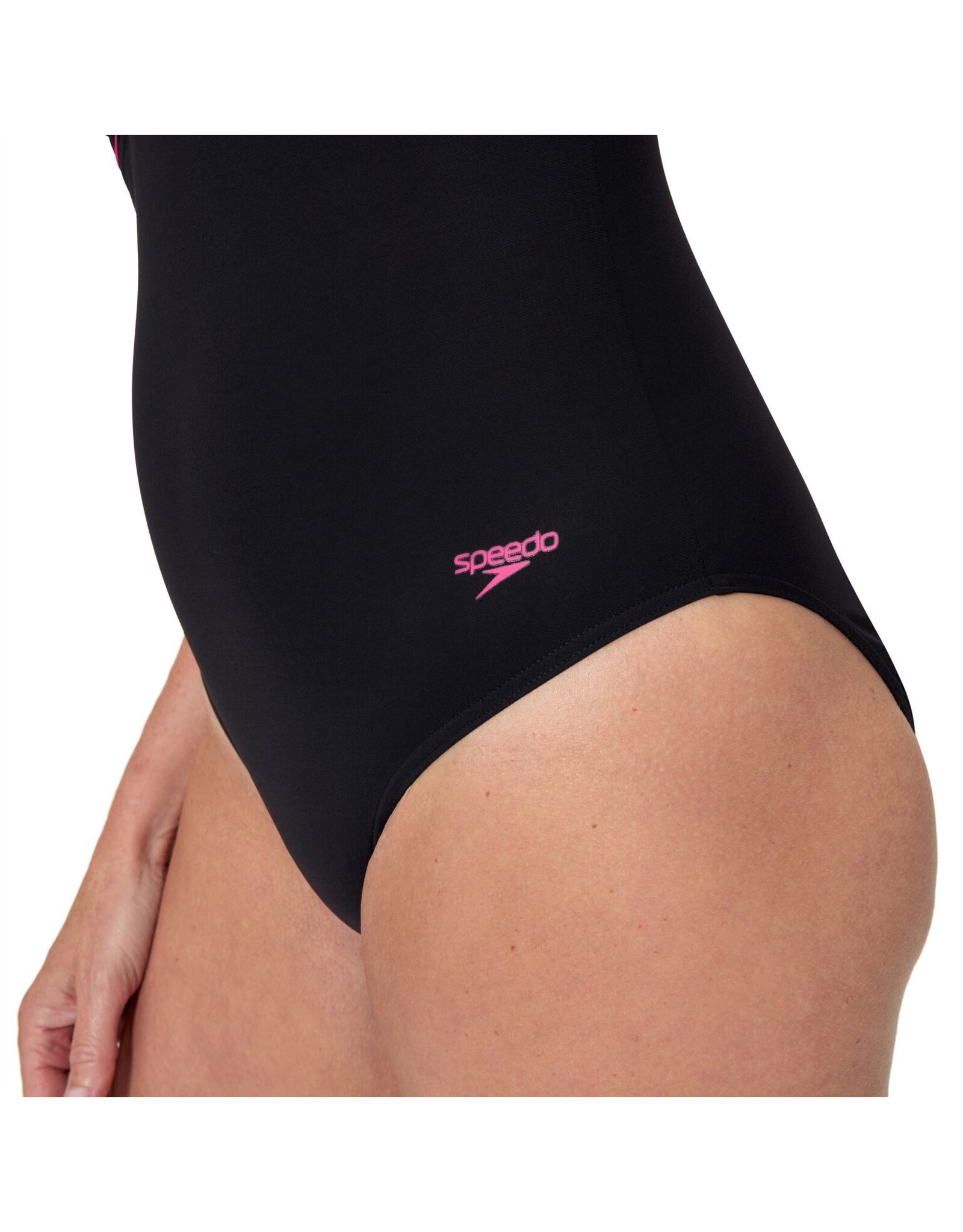 Speedo SOLID CONTOUR ECLIPSE 1P BLA/PIN