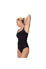 Speedo SOLID CONTOUR ECLIPSE 1P BLA/PIN