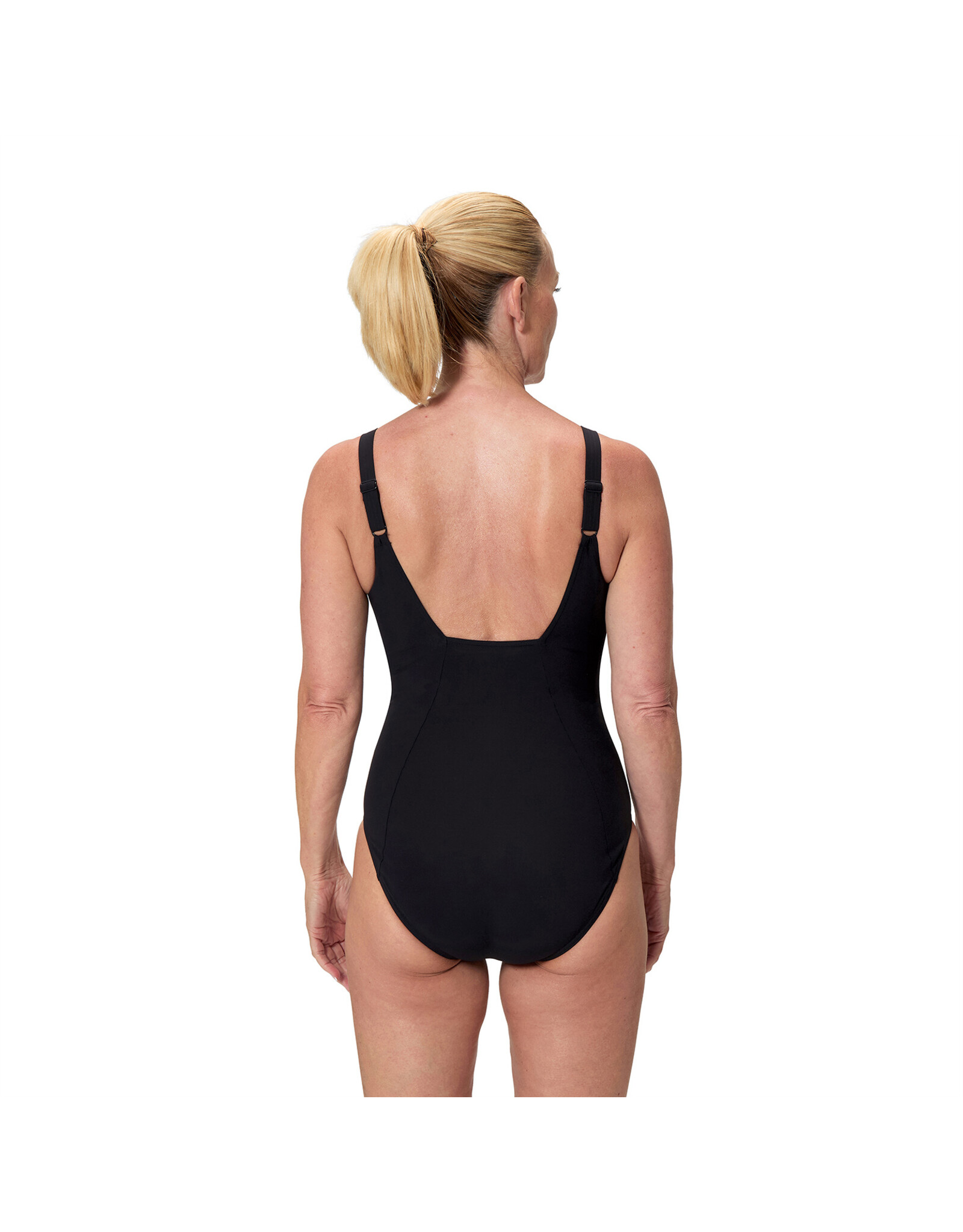 Speedo SOLID CONTOUR ECLIPSE 1P BLA/PIN