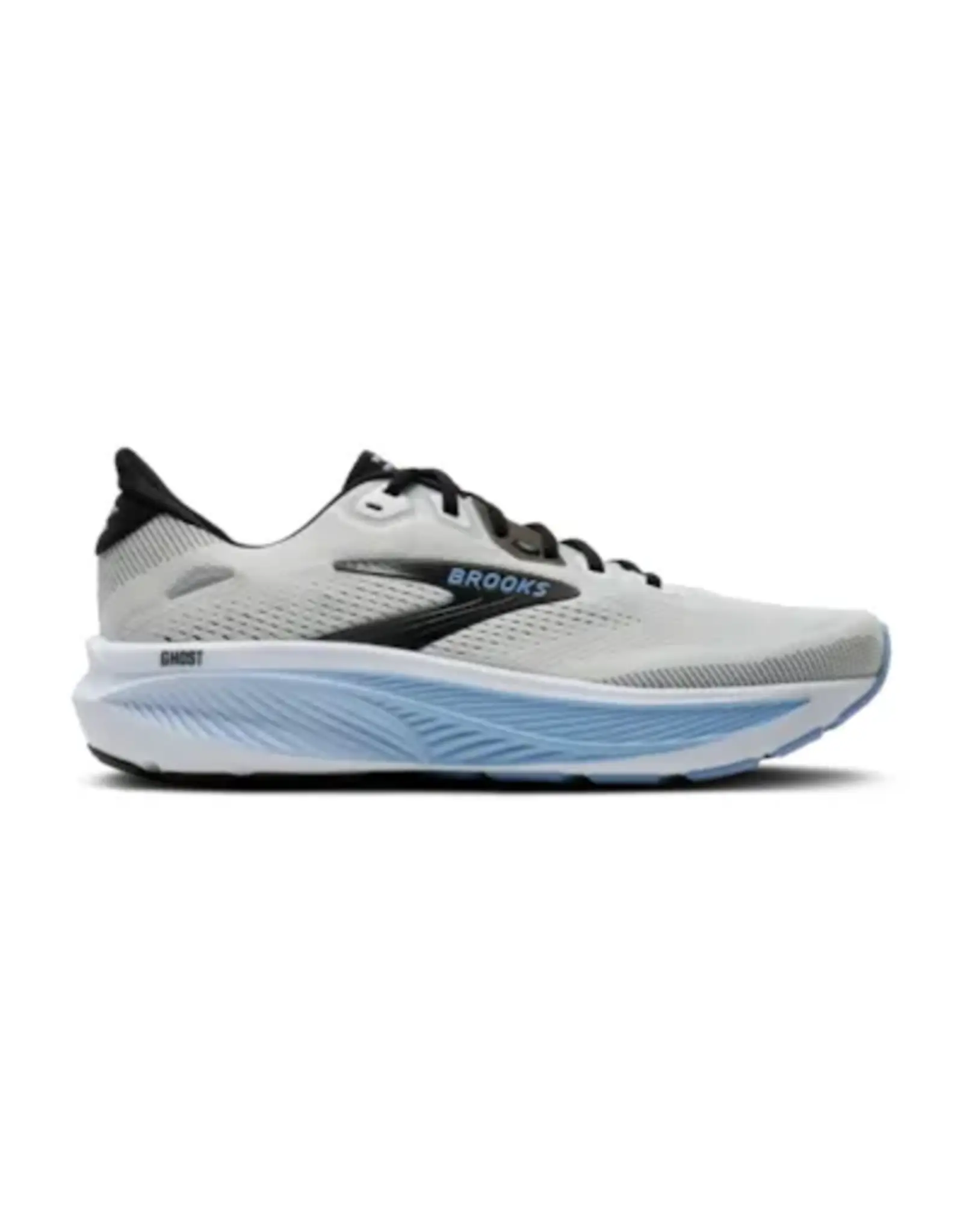 Brooks Ghost 18-Heren-White/Black/Open Air