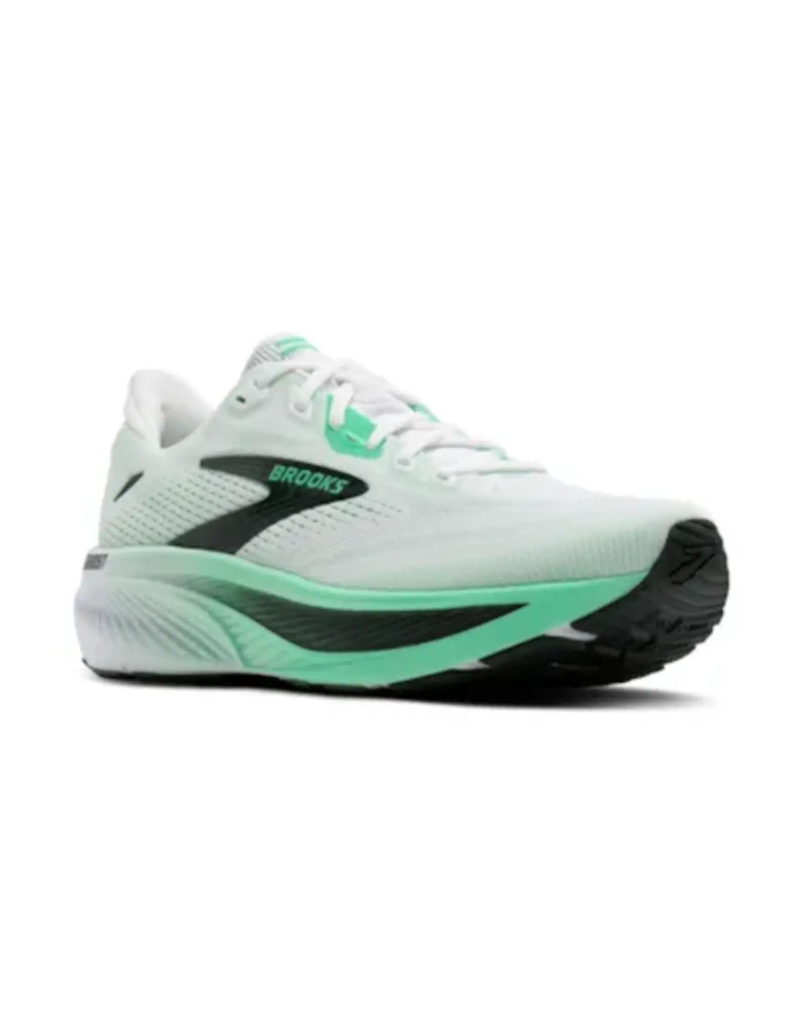 Brooks Ghost 18-Heren-White/Spring Bud/Spruce