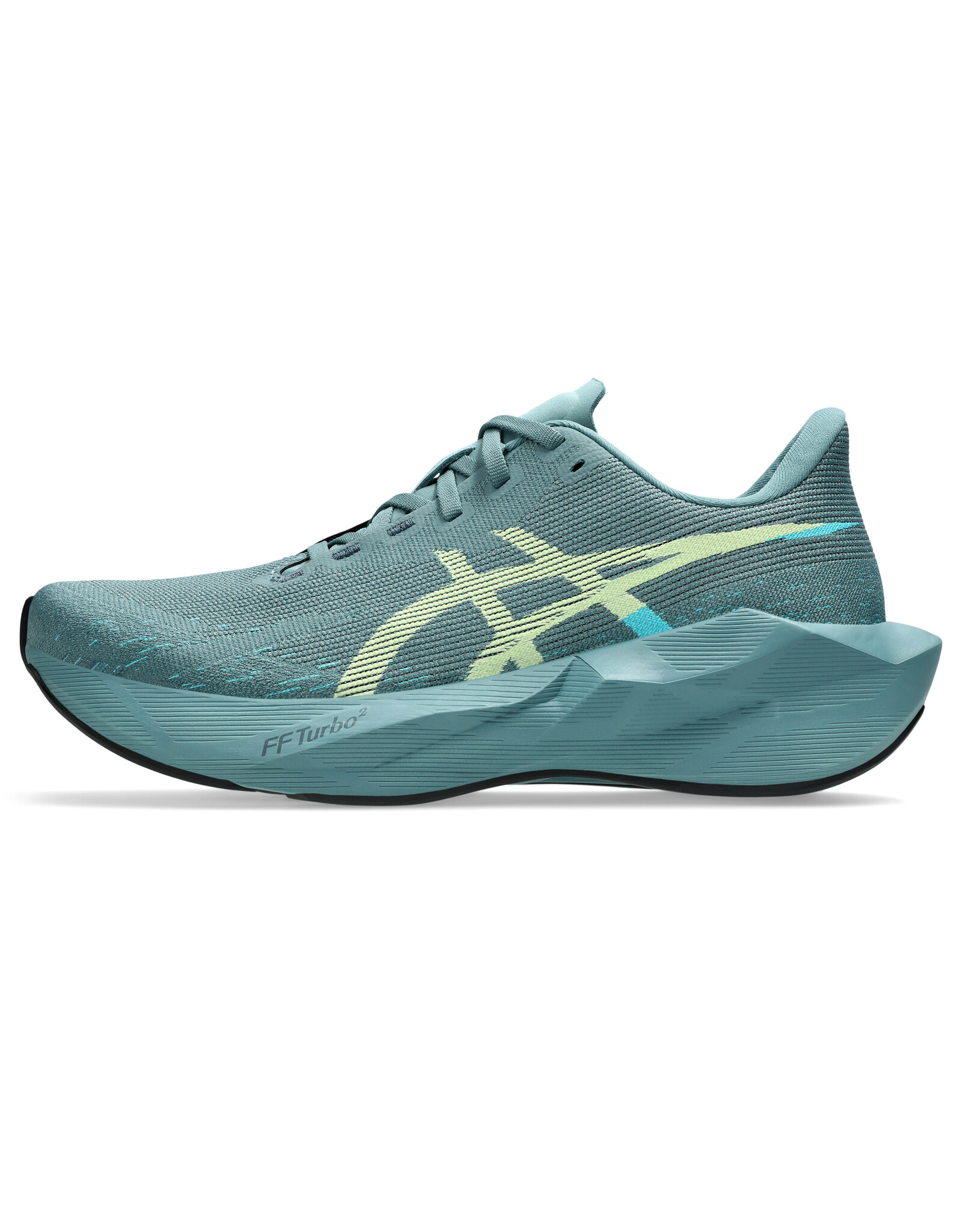 Asics NOVABLAST 6-Heren-FOGGY TEAL/ILLUMINATE YELLOW