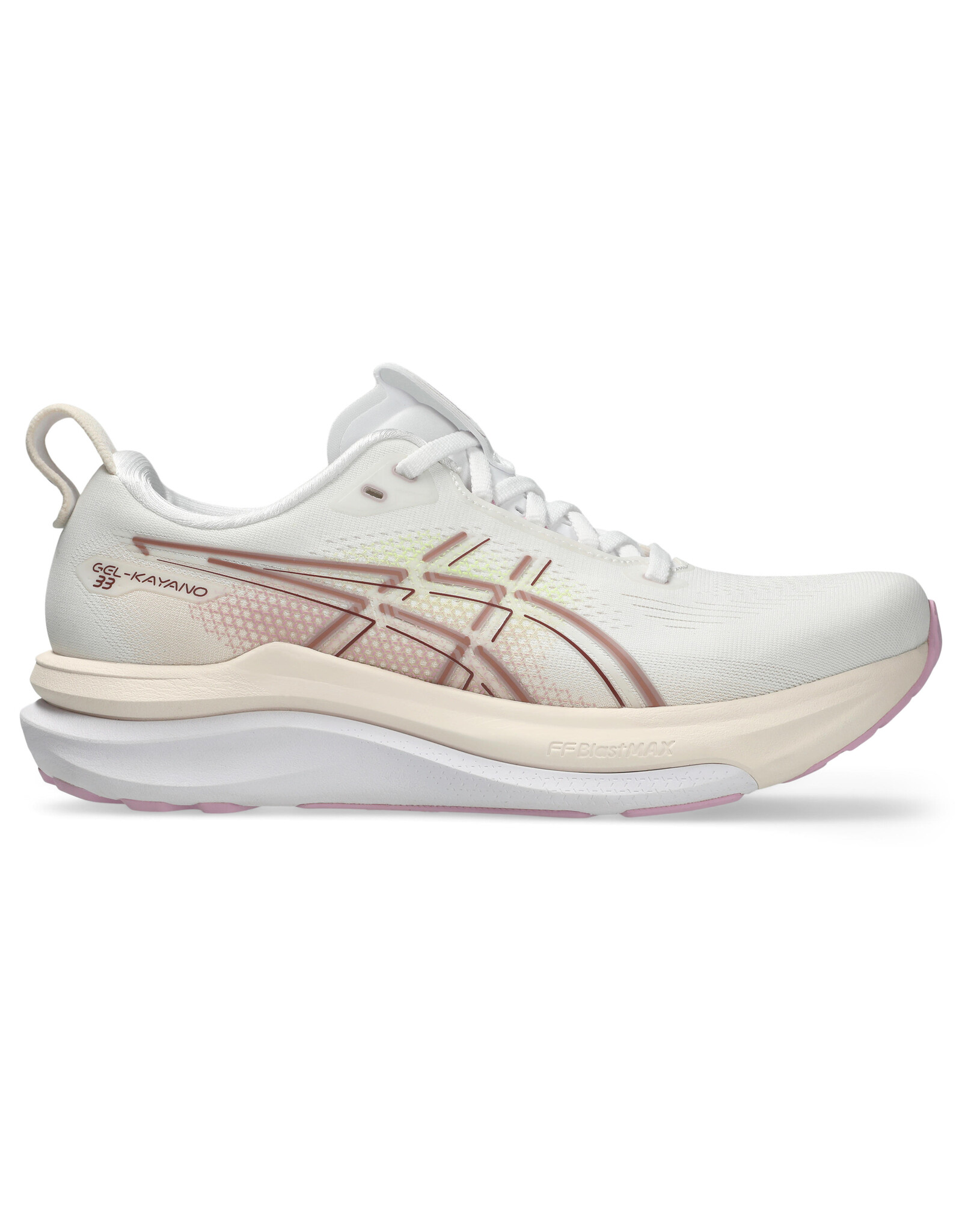 Asics GEL-KAYANO 33-Dames-WHITE/HAZY LILAC