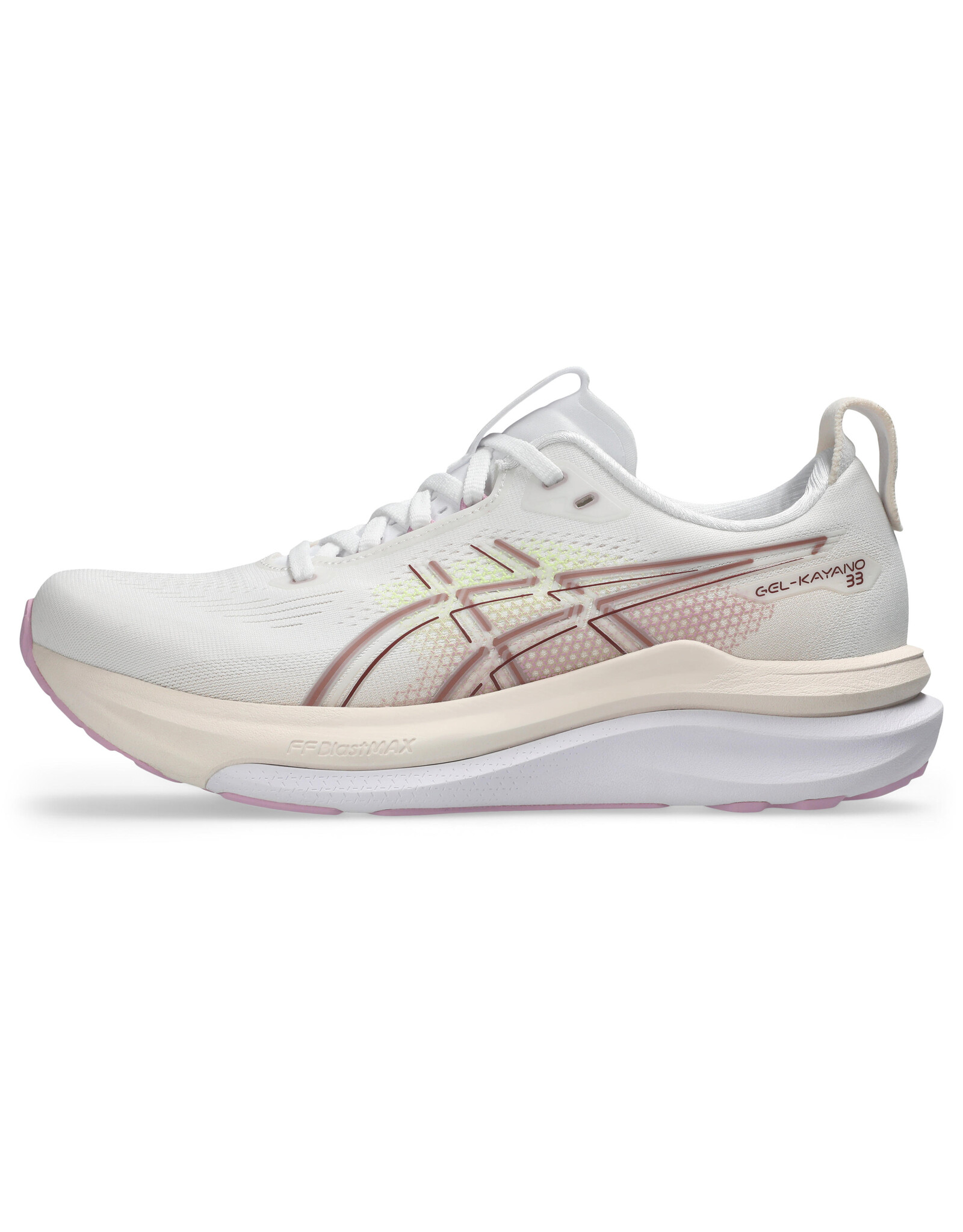 Asics GEL-KAYANO 33-Dames-WHITE/HAZY LILAC