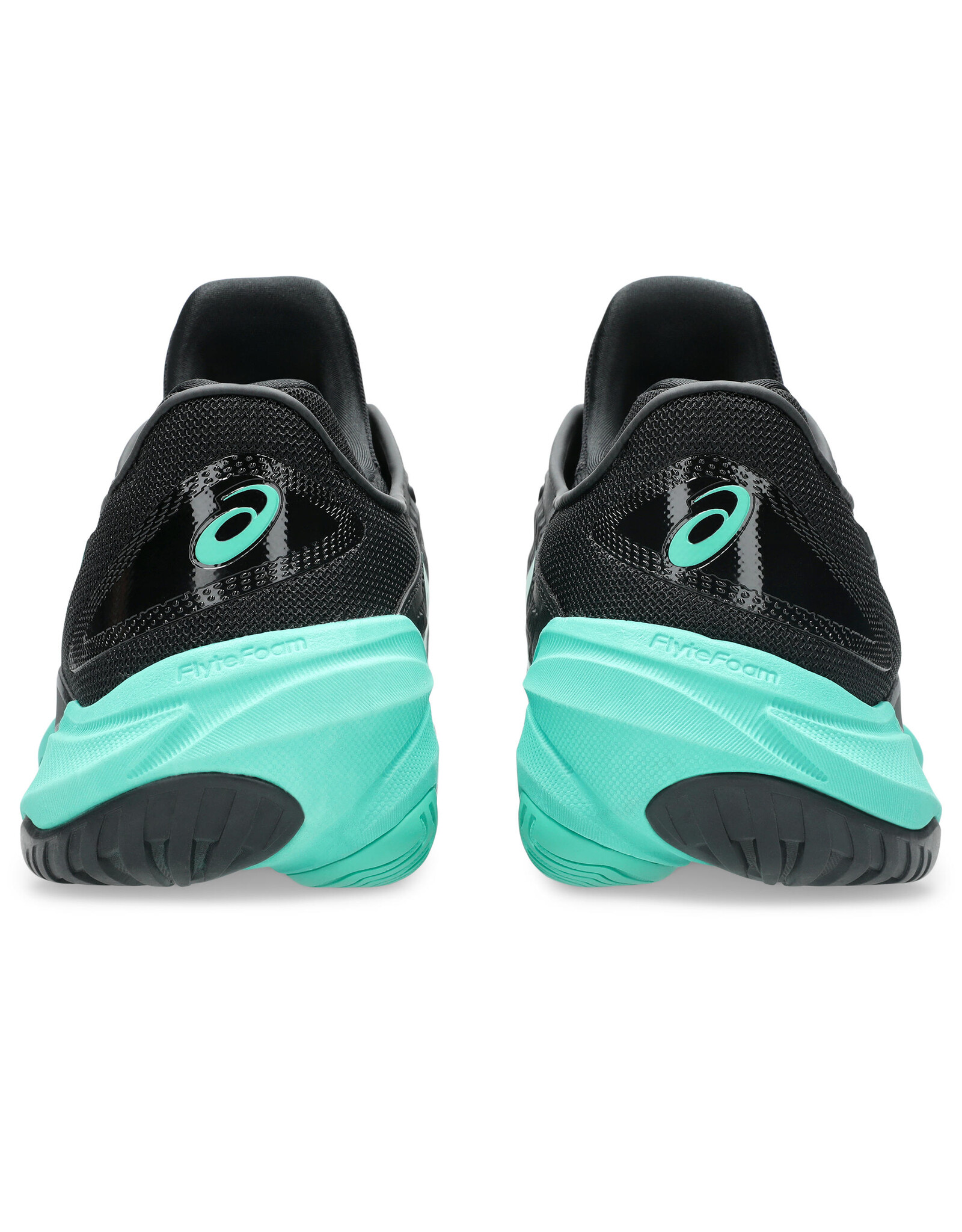 Asics COURT FF 3-BLACK/AURORA GREEN-Heren