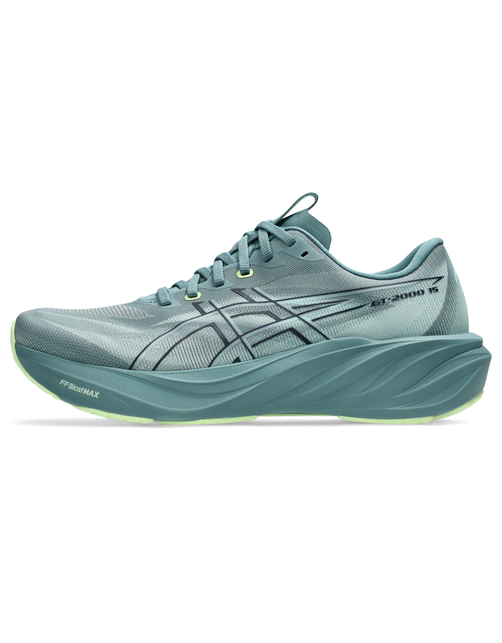 Asics GT-2000 15-Heren-FOGGY TEAL/ILLUMINATE YELLOW