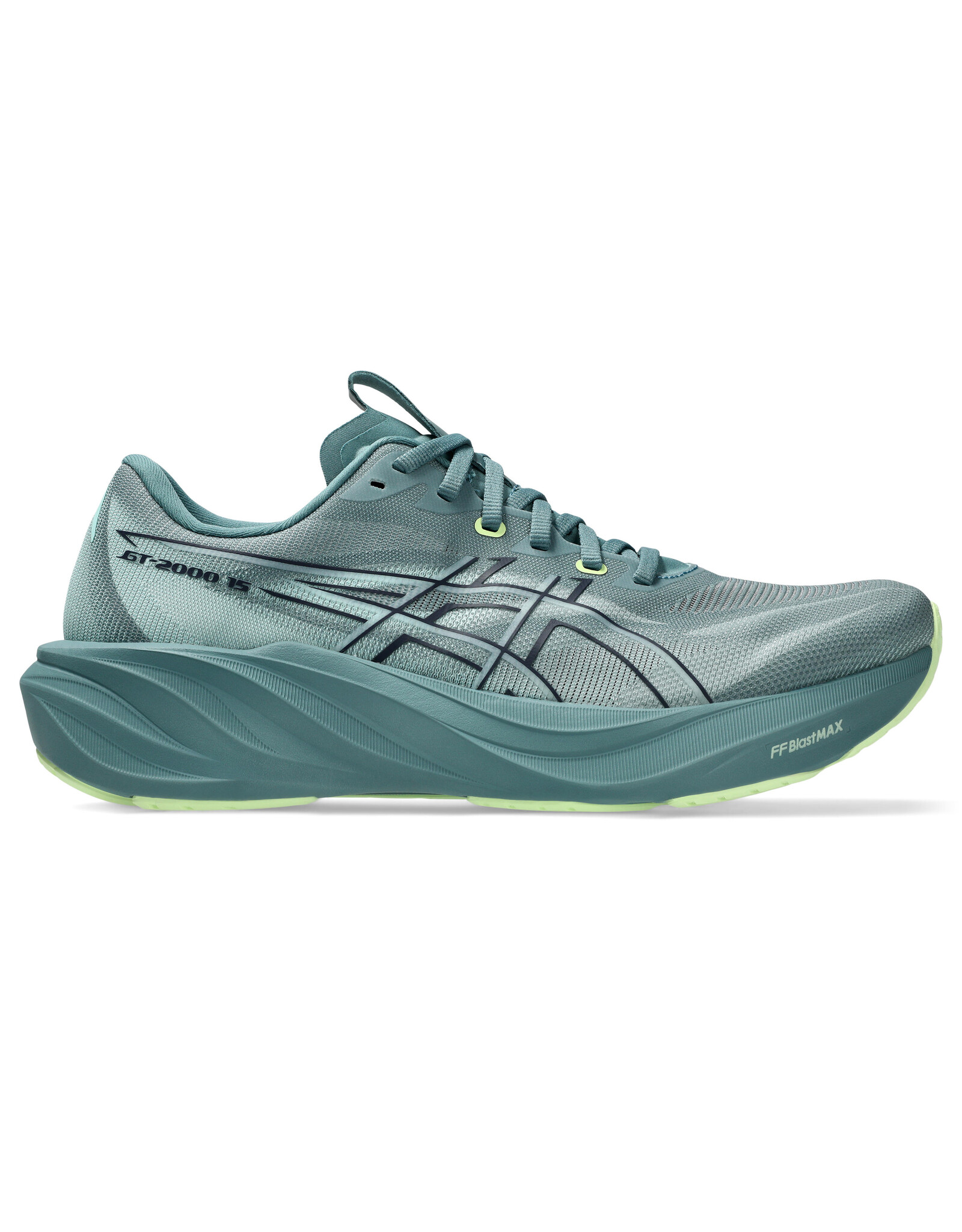 Asics GT-2000 15-Heren-FOGGY TEAL/ILLUMINATE YELLOW
