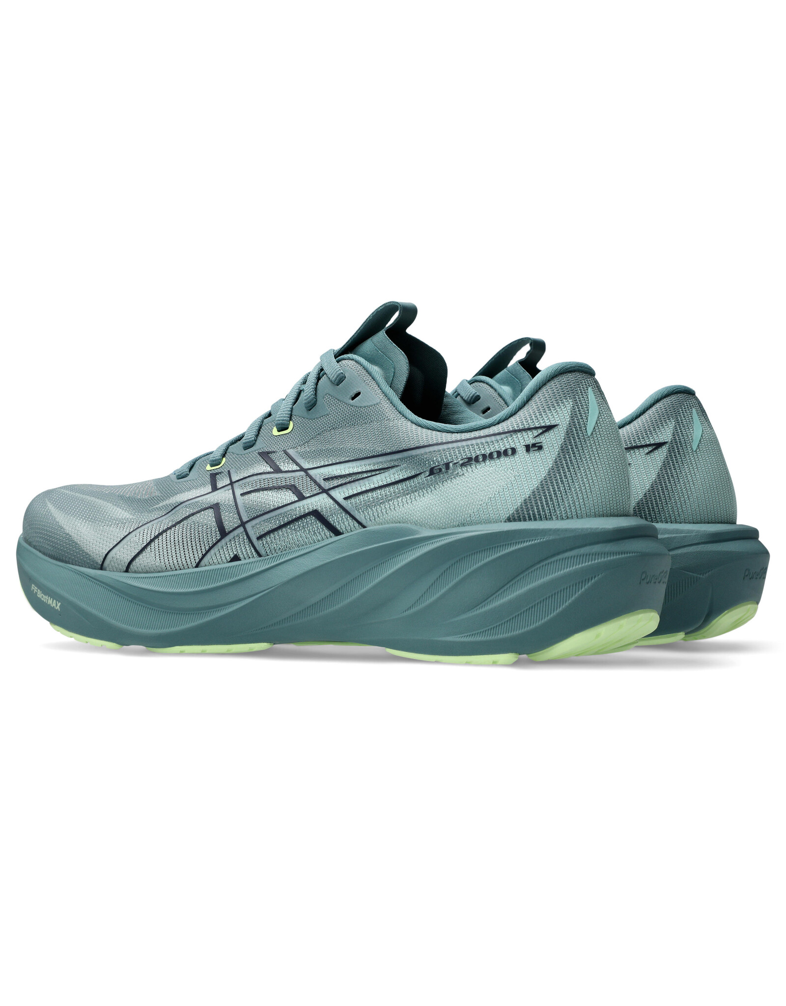 Asics GT-2000 15-Heren-FOGGY TEAL/ILLUMINATE YELLOW